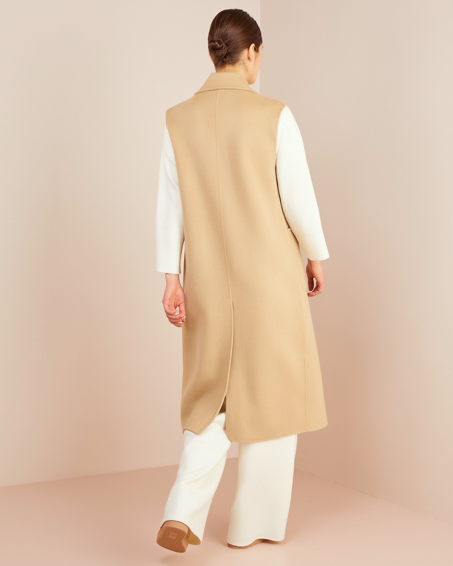 Жилет из 100% шерсти 5