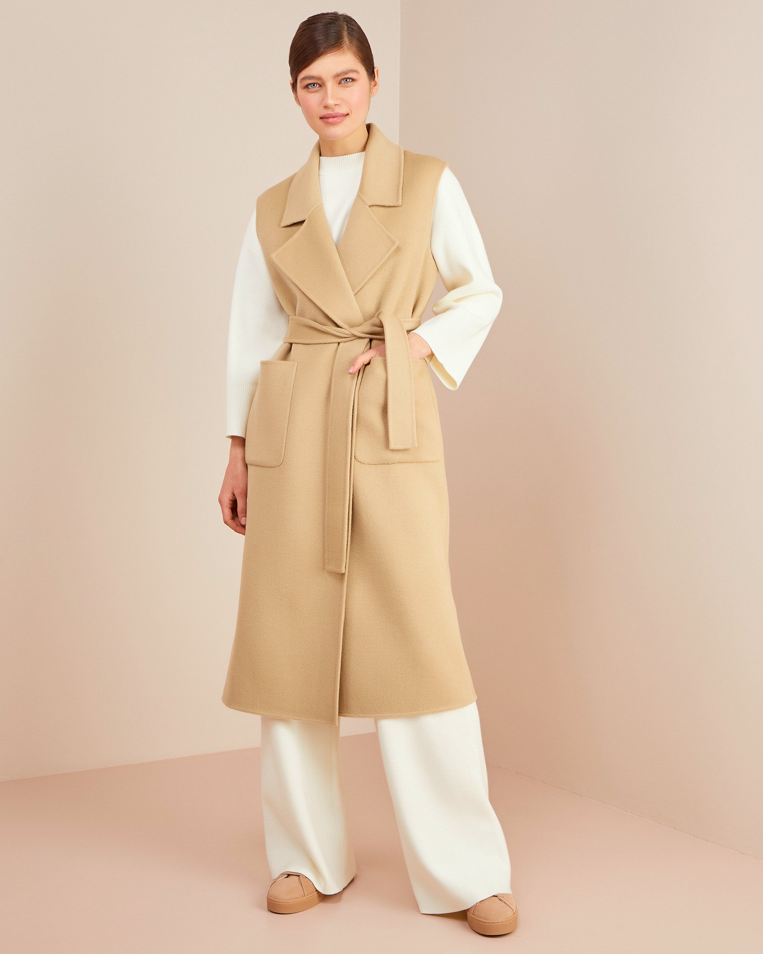 Жилет из 100% шерсти 4