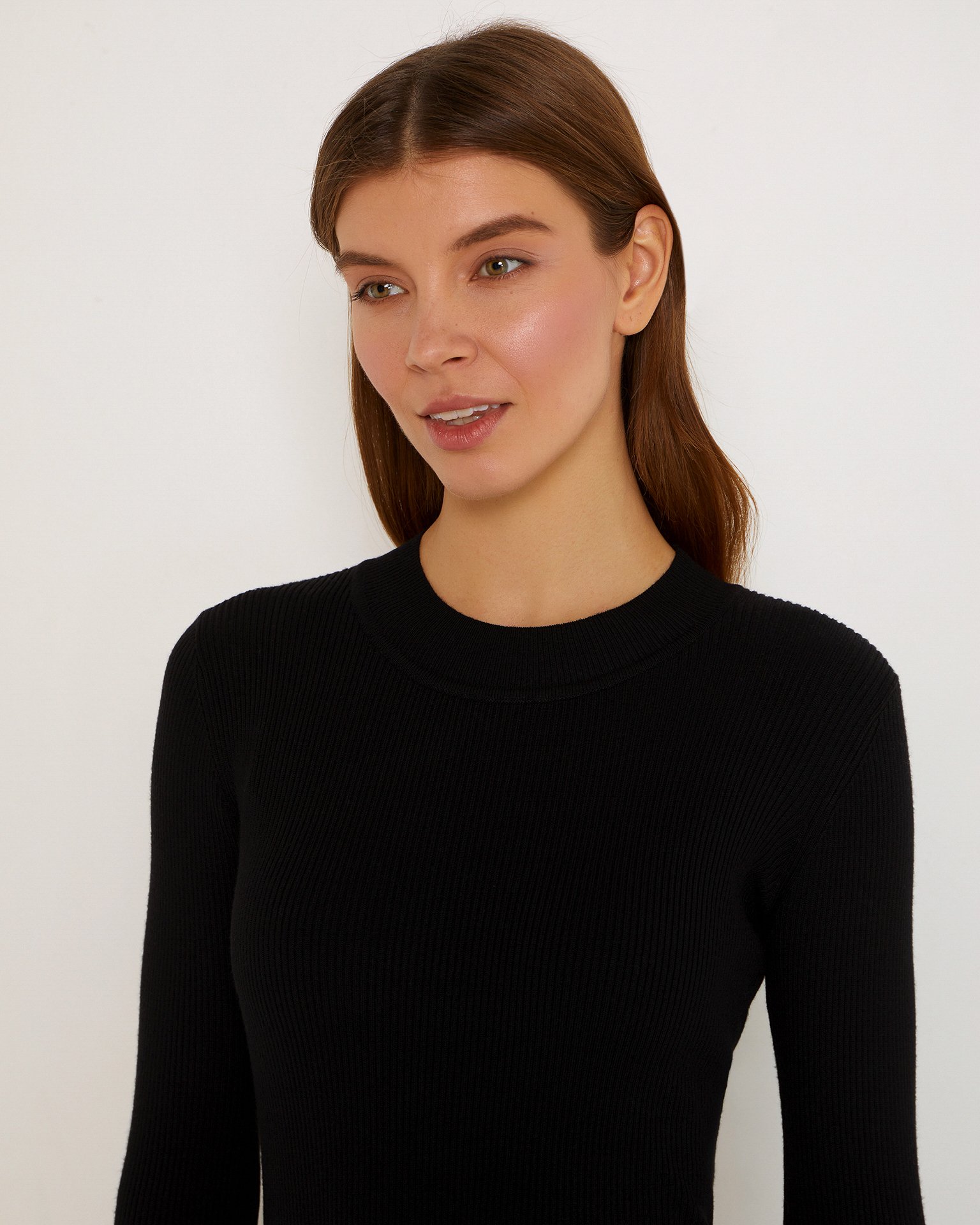 Черная водолазка 5