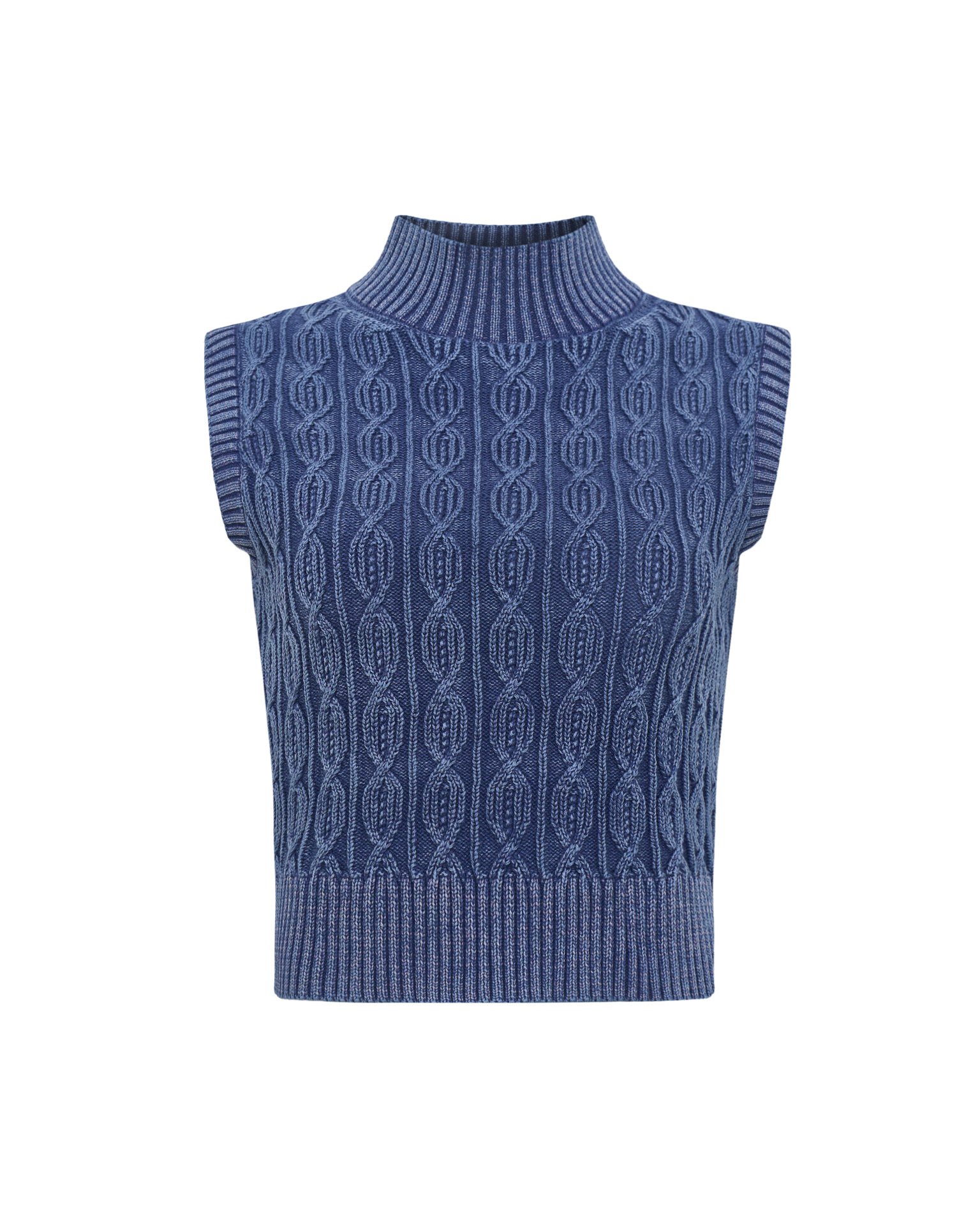 Вязаный жилет 7