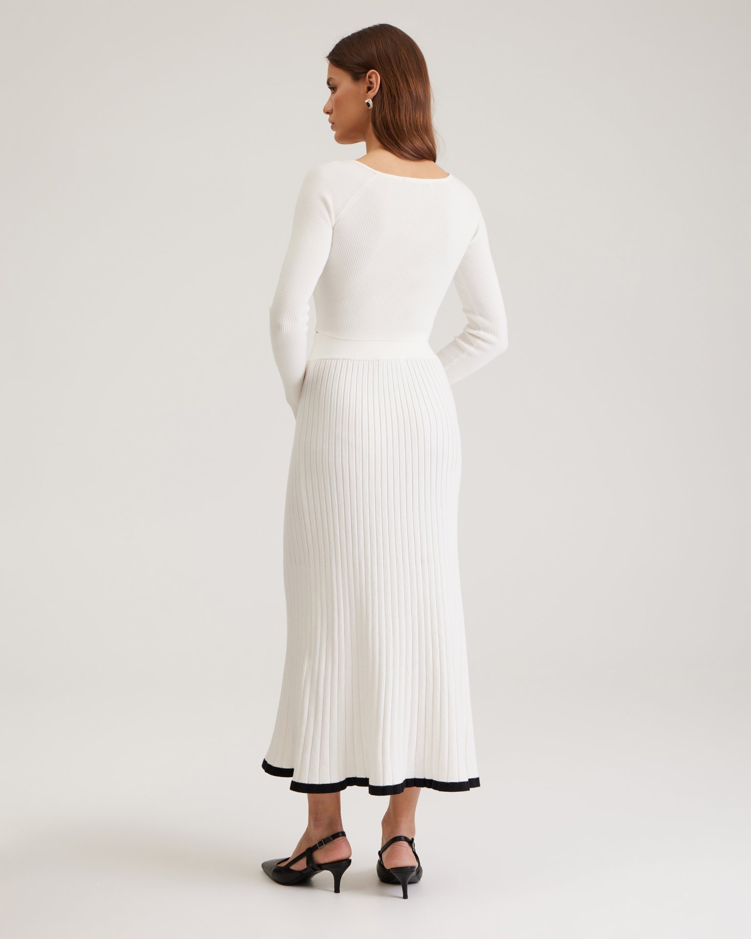 Укороченный белый топ 4