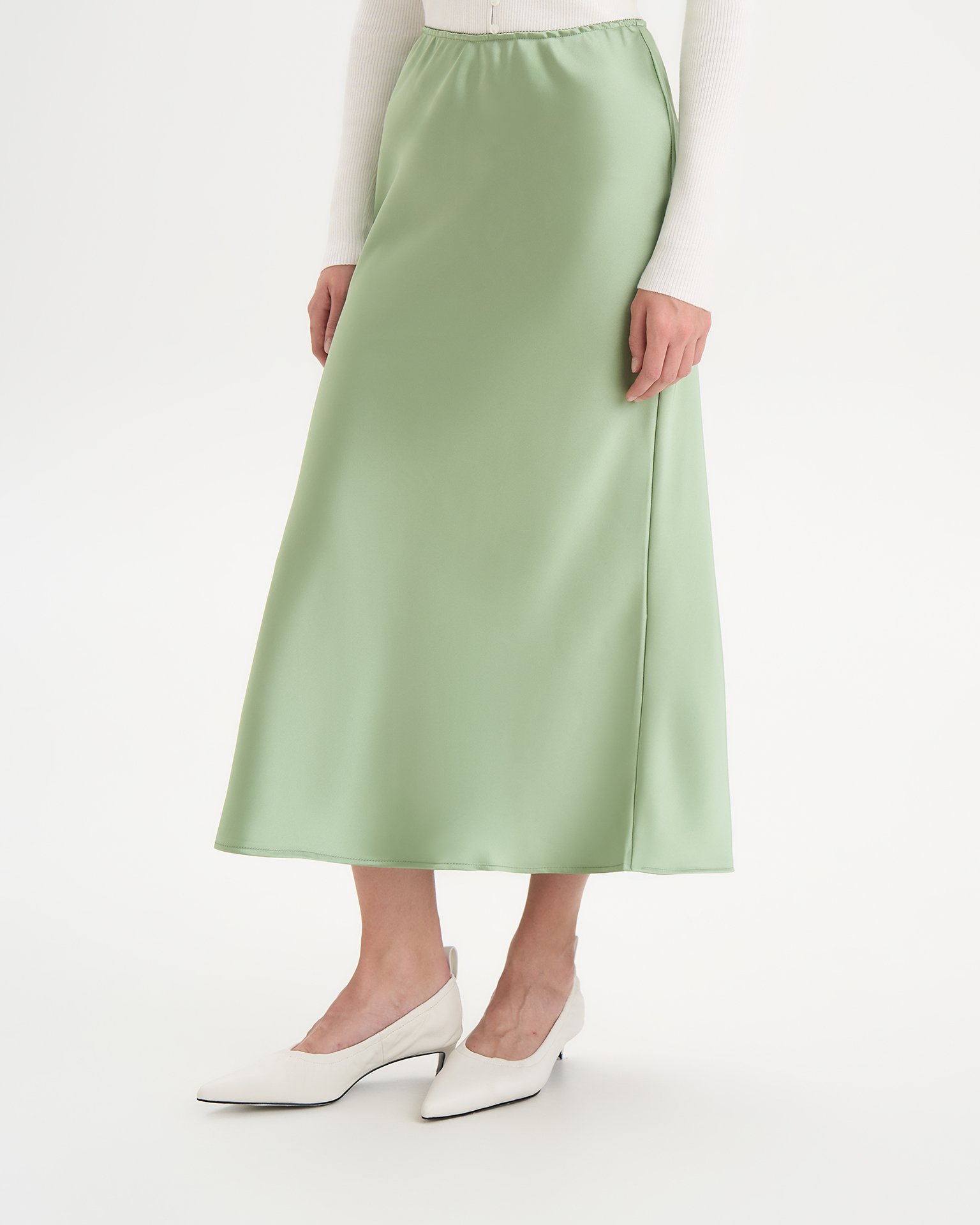 Юбка миди А-силуэта 4