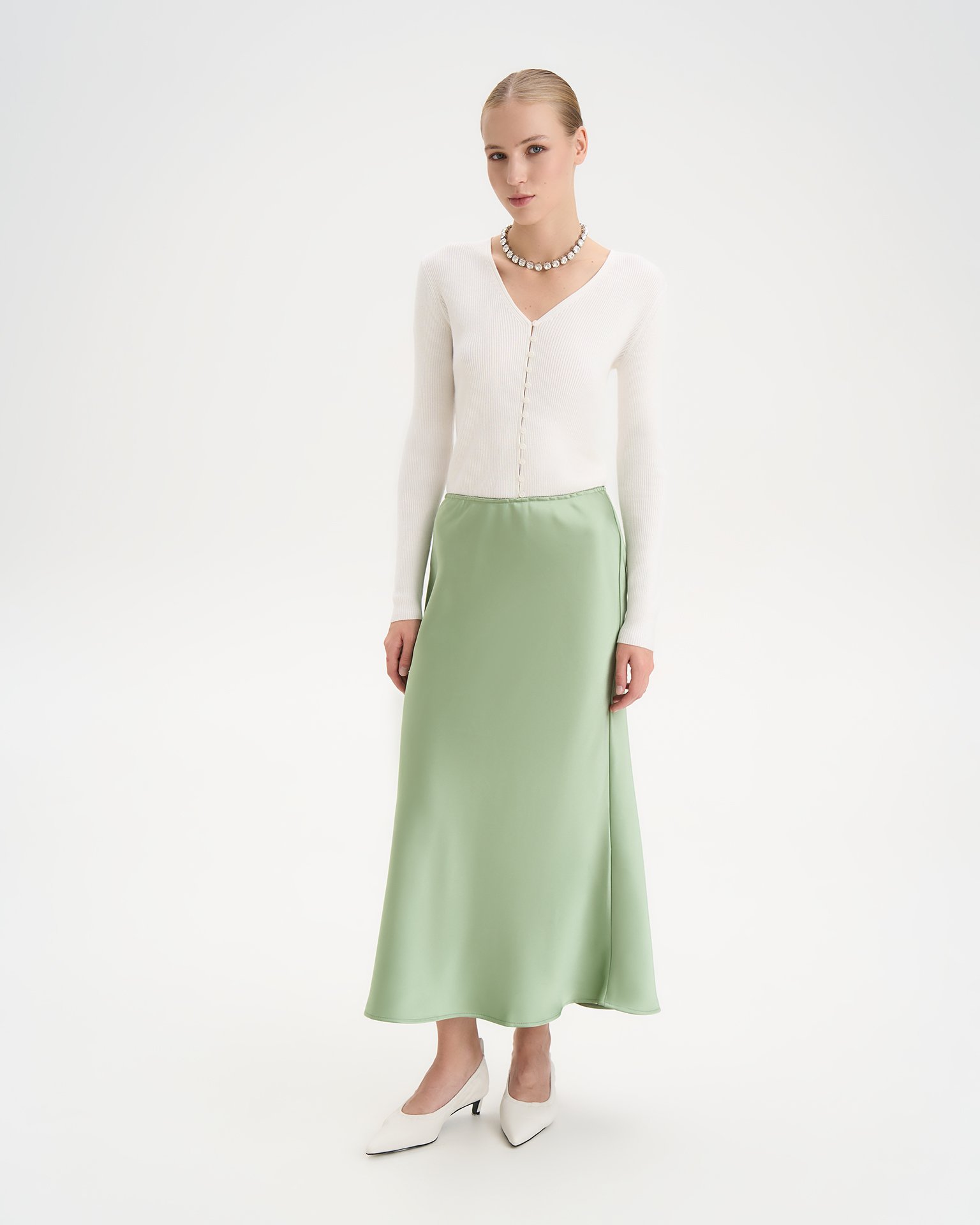 Юбка миди А-силуэта 2