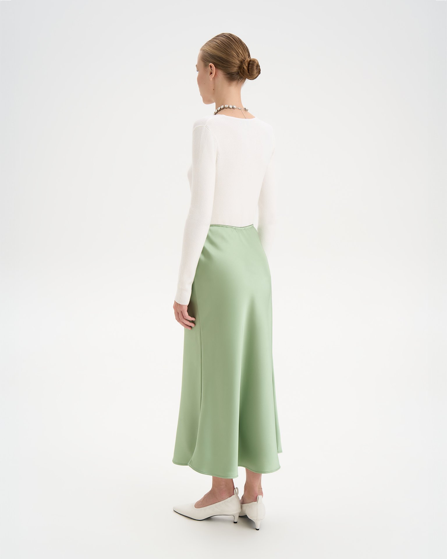 Юбка миди А-силуэта 3