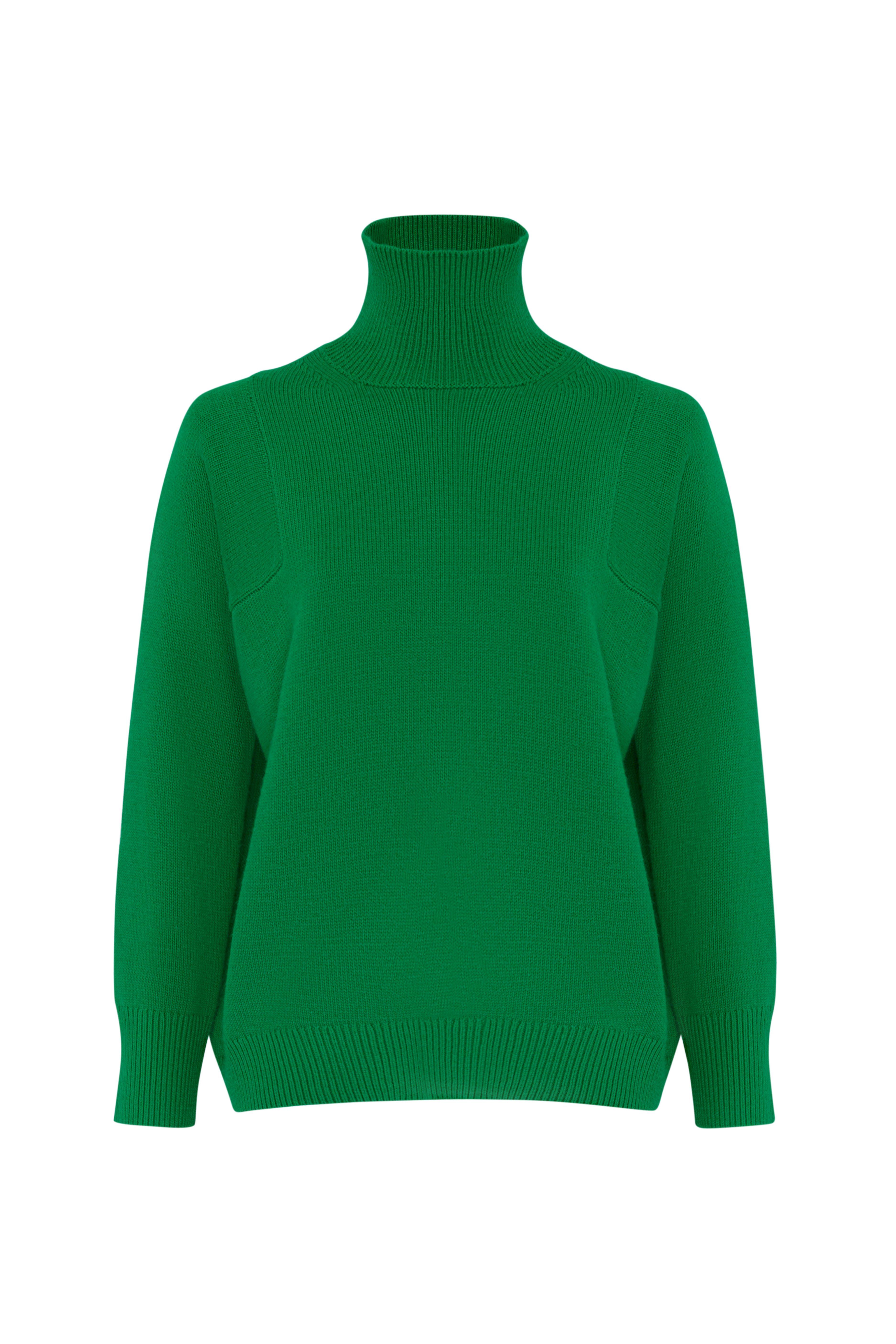 Зеленый джемпер oversize 6
