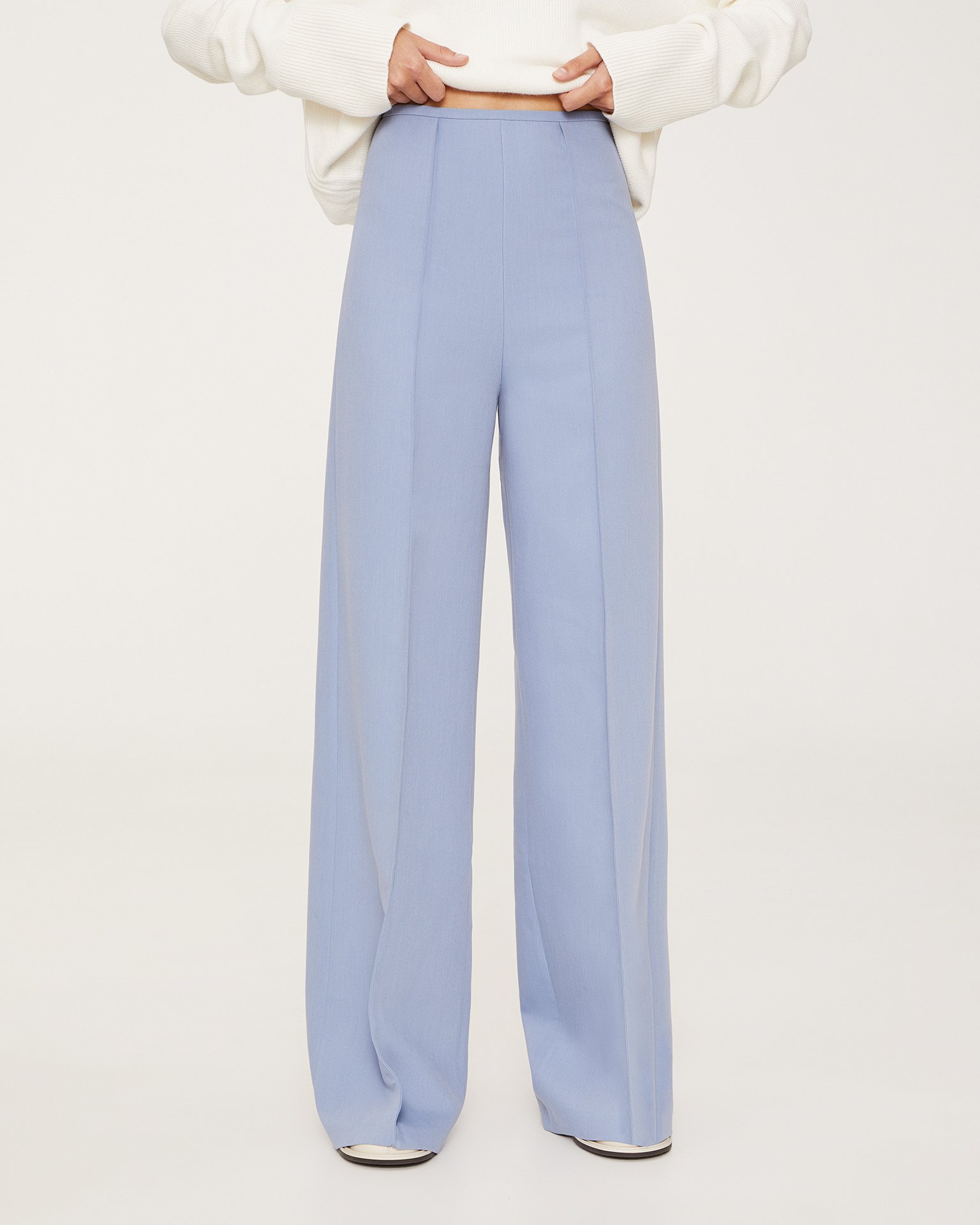 Брюки палаццо из вискозы 1