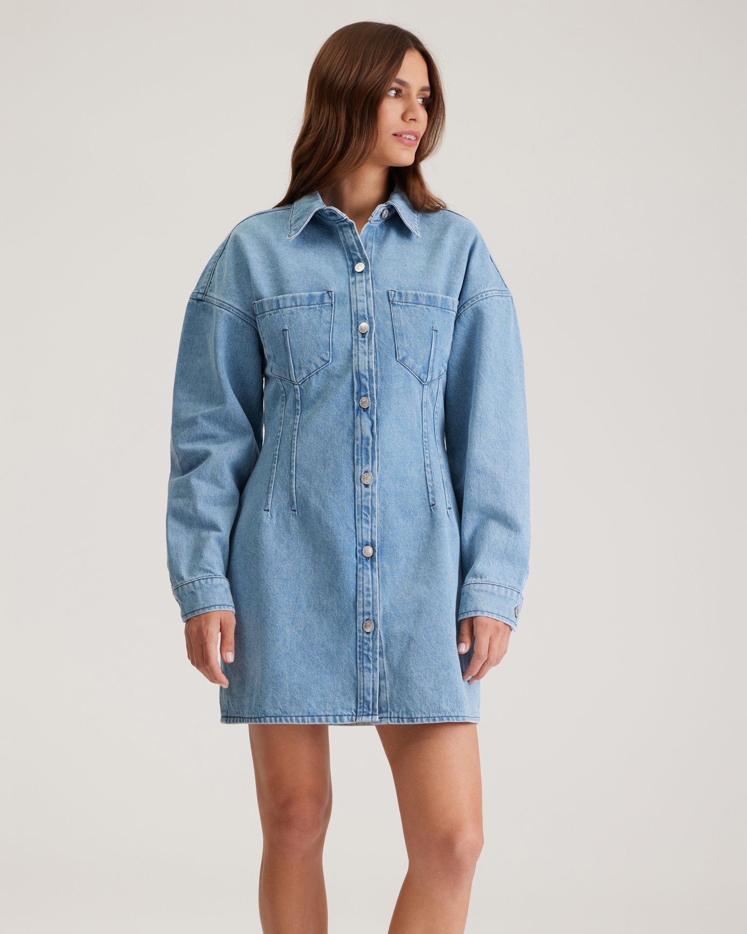 Платье из денима 5