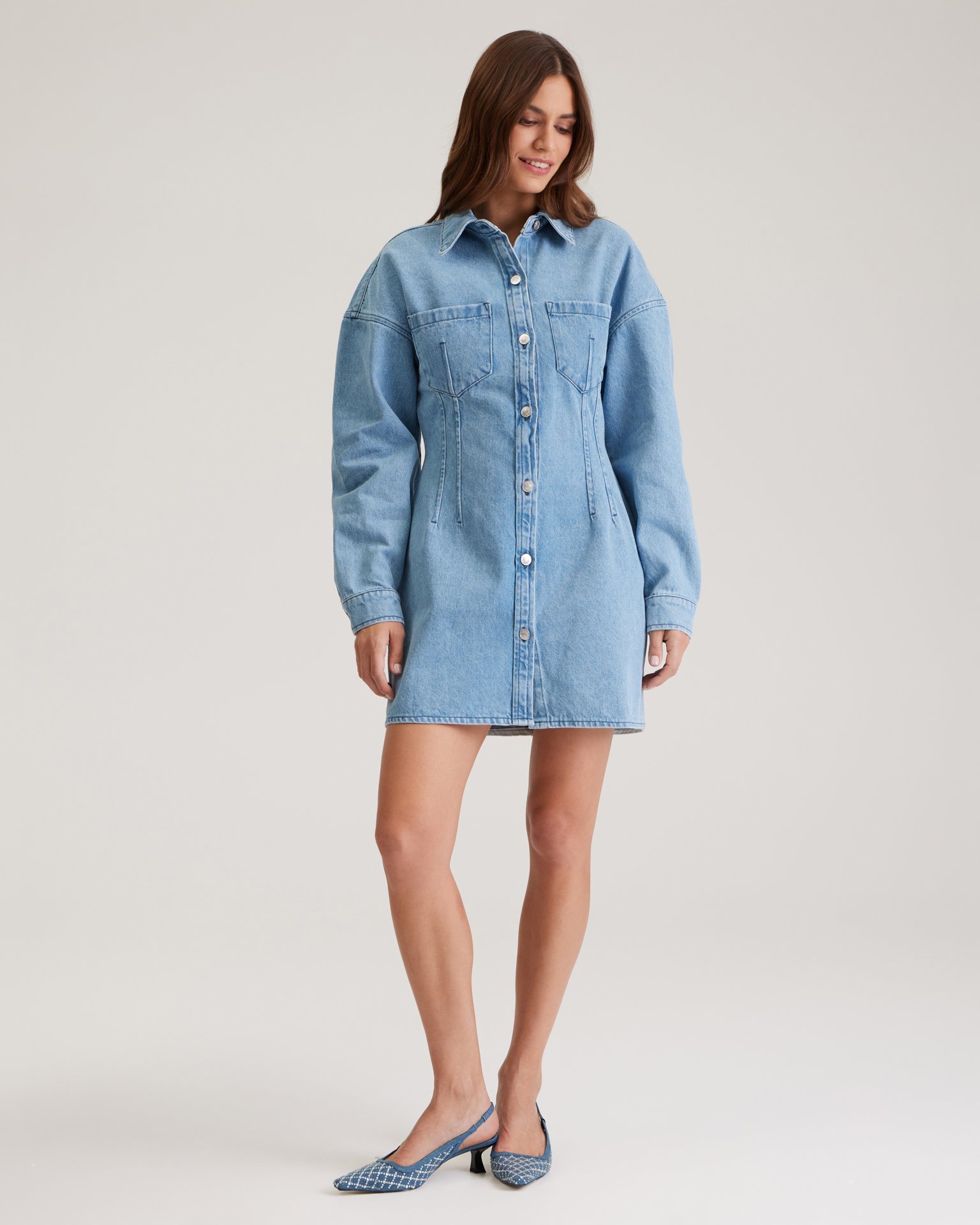 Платье из денима 4