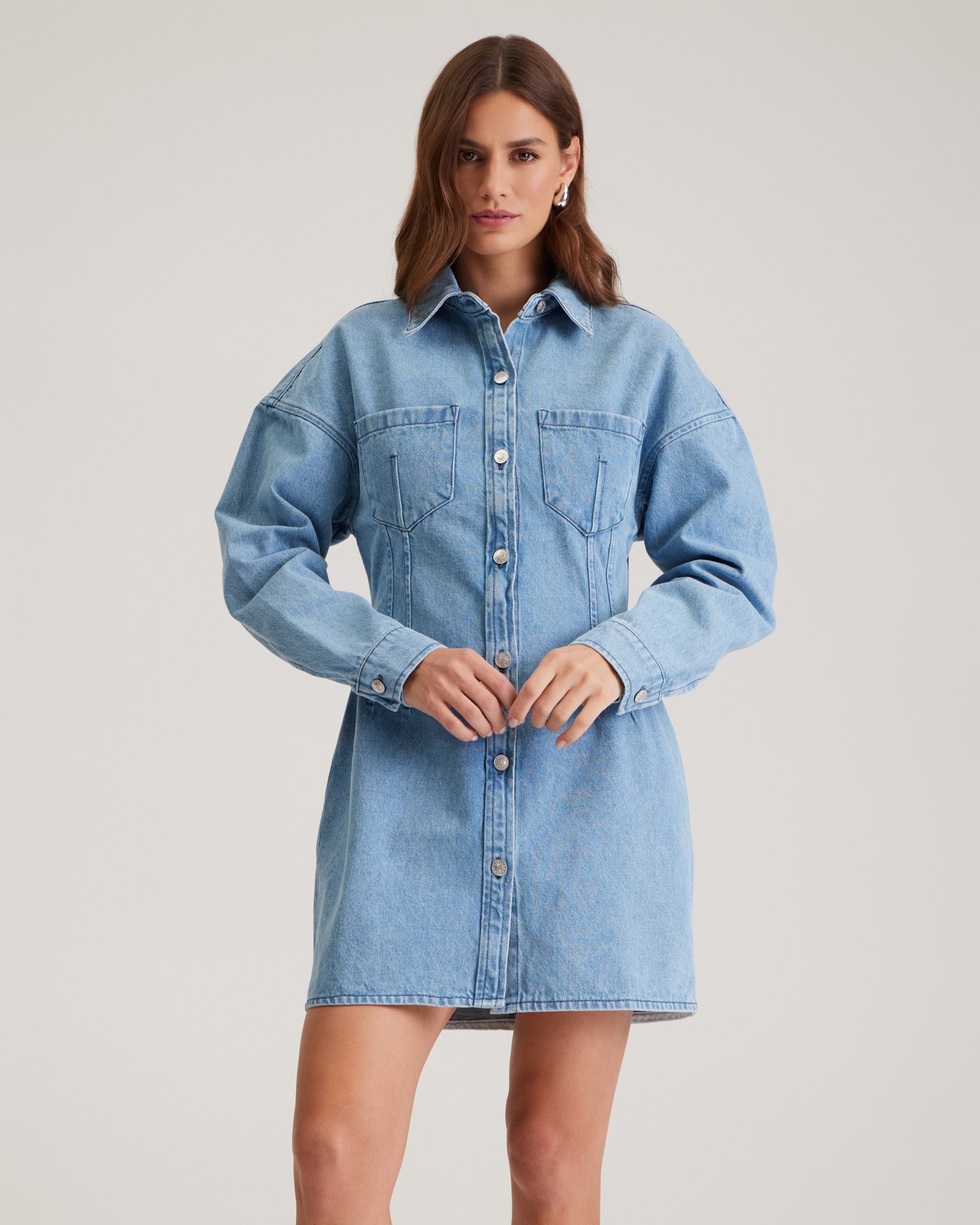 Платье из денима 1