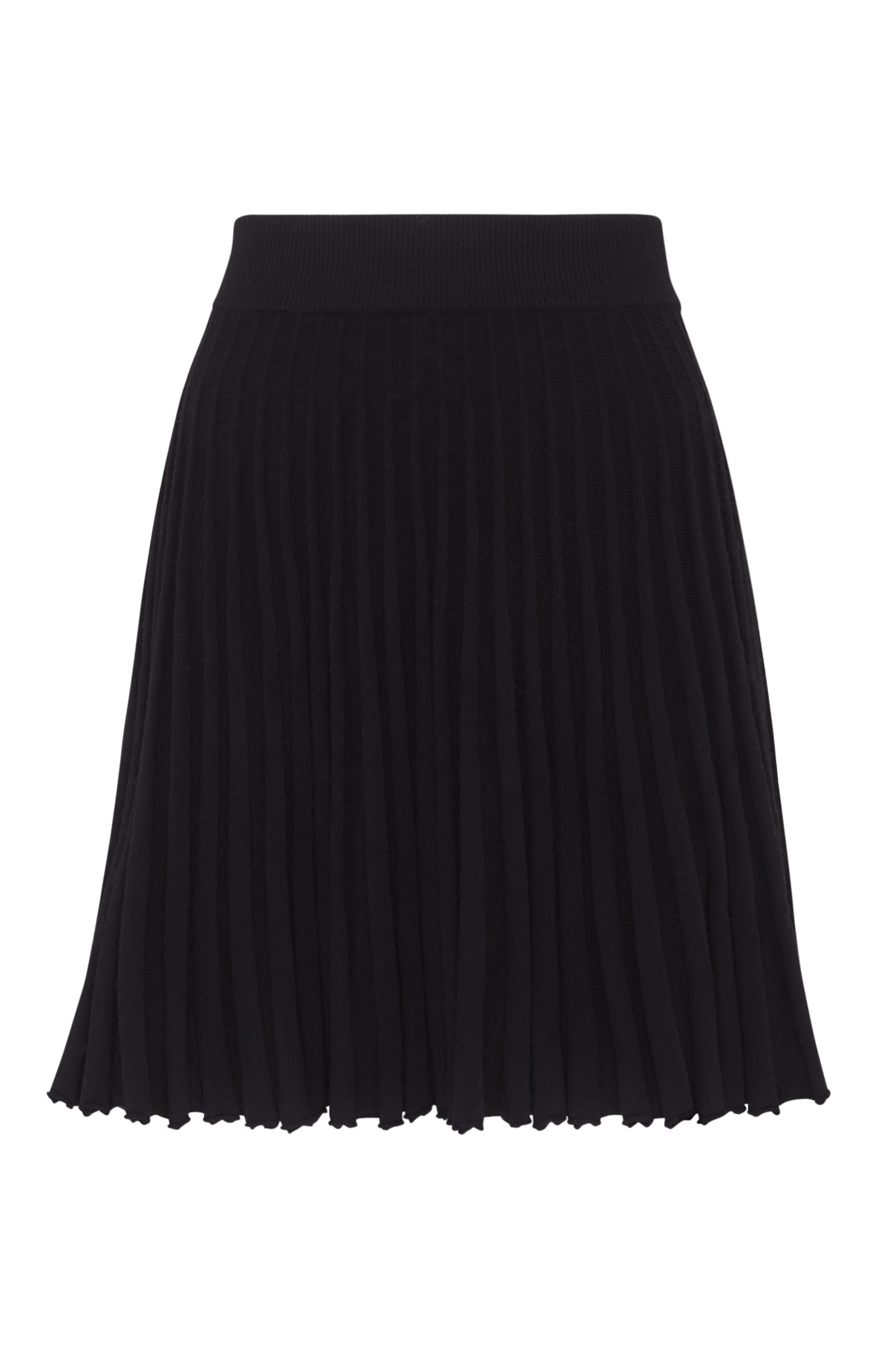 Плиссированая мини юбка 6