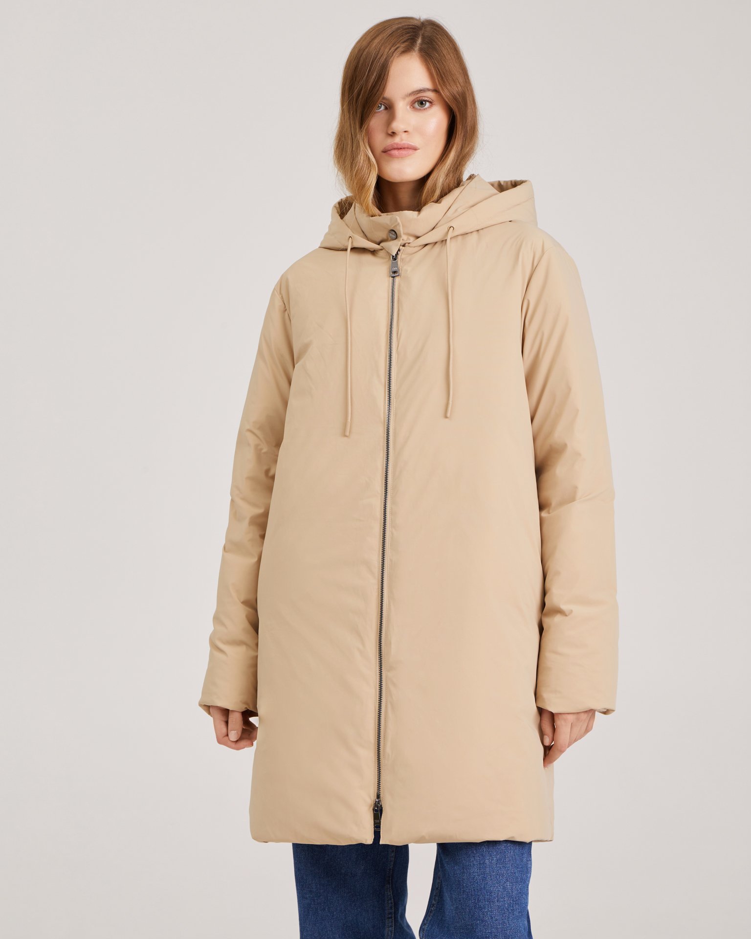 Пуховик с натуральным утеплителем 1