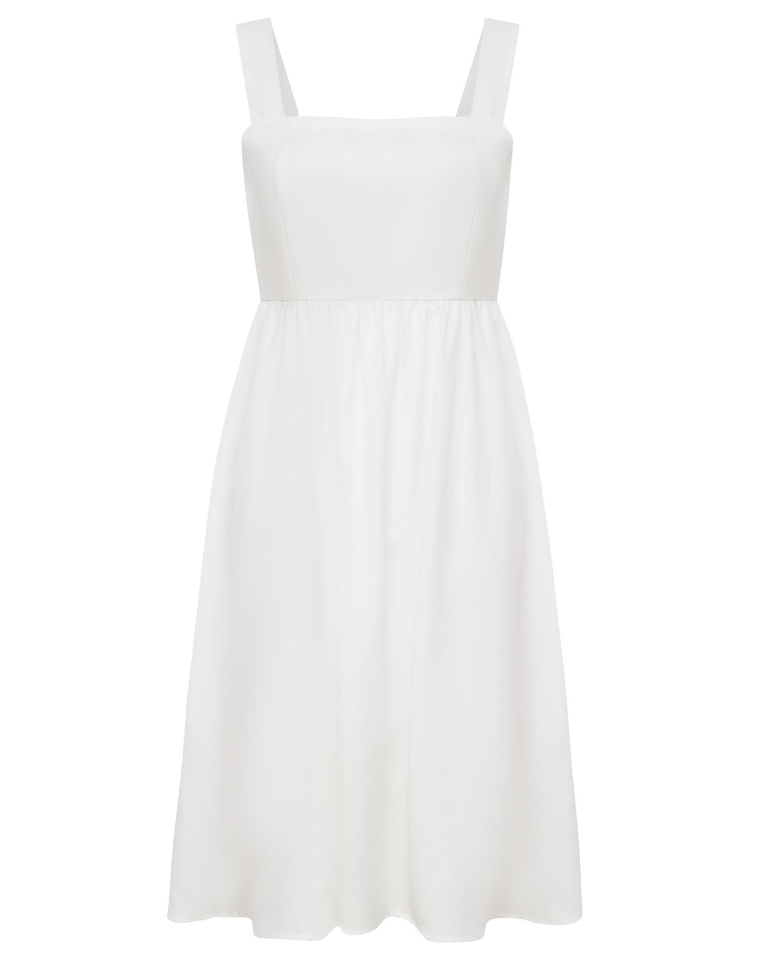 Платье с открытой спиной в белом цвете 7