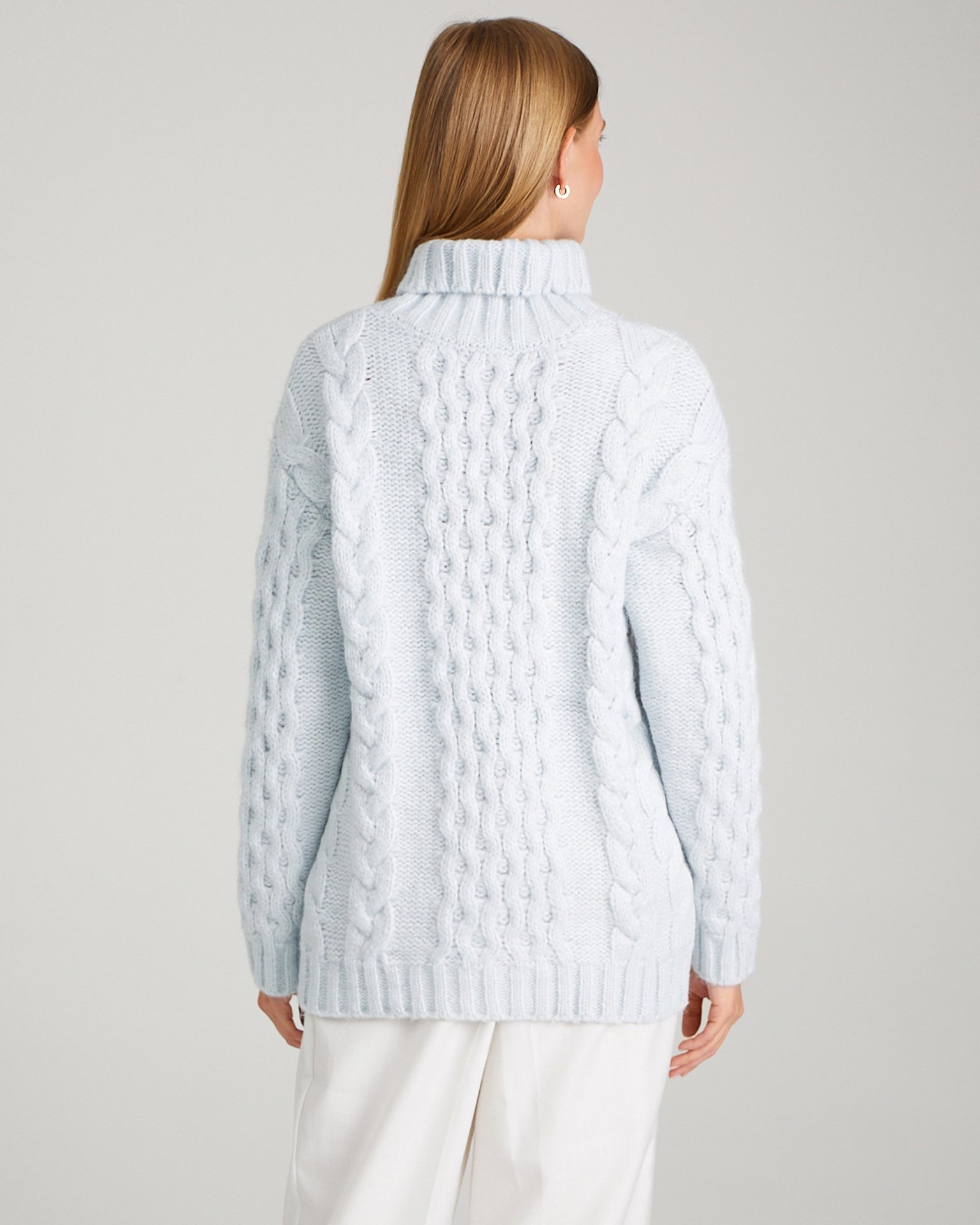 Джемпер с косами 4