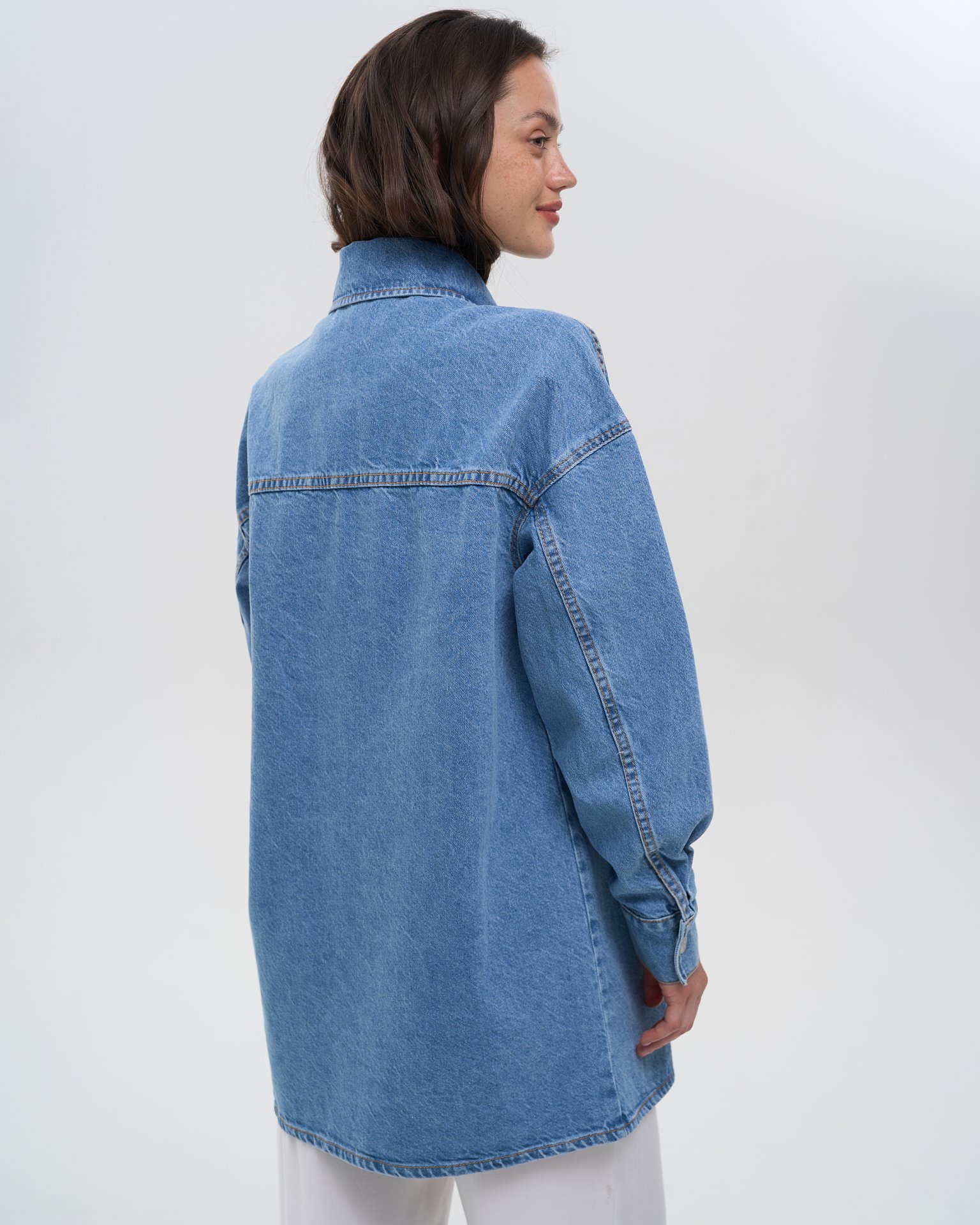 Джинсовая рубашка 4