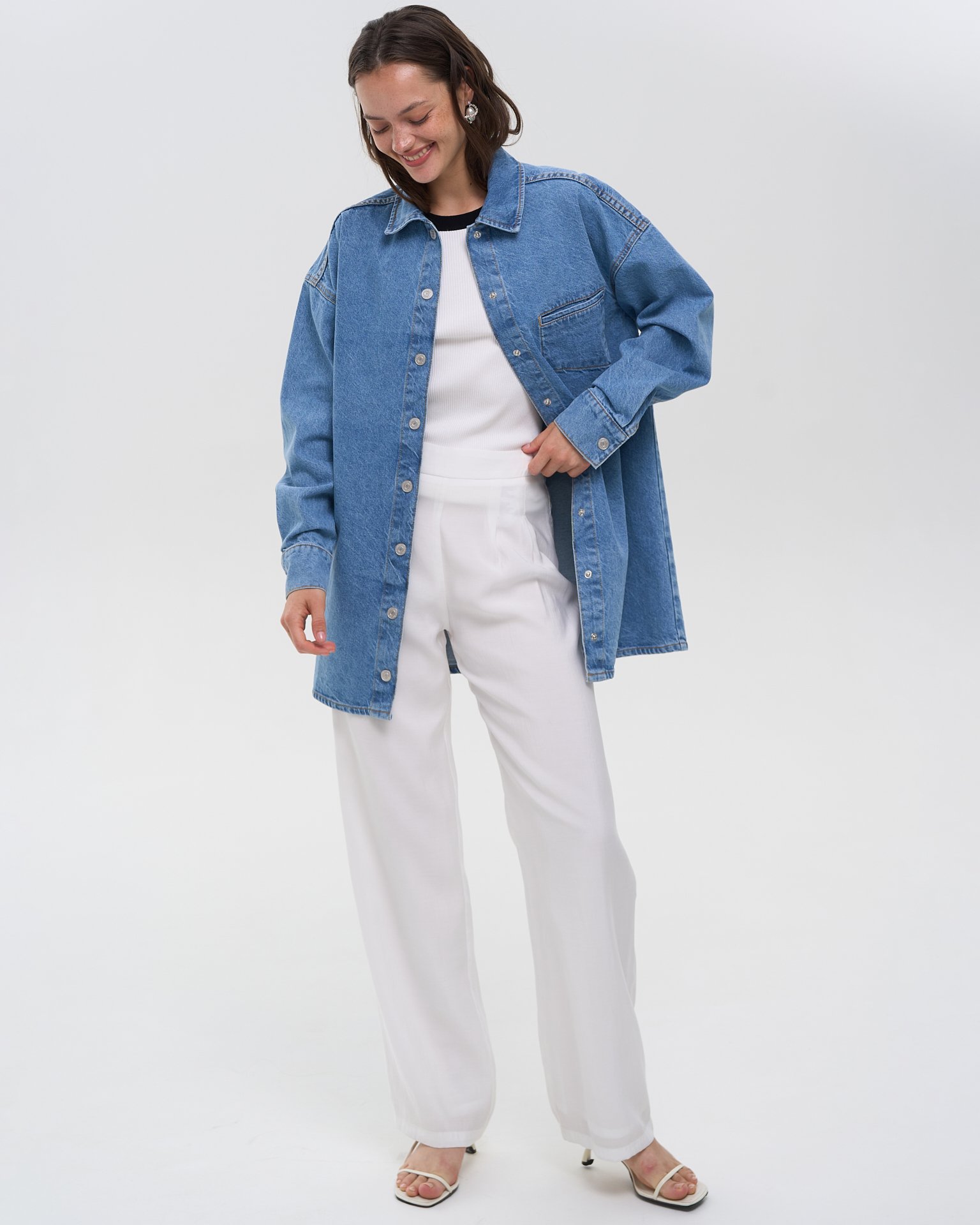 Джинсовая рубашка 2