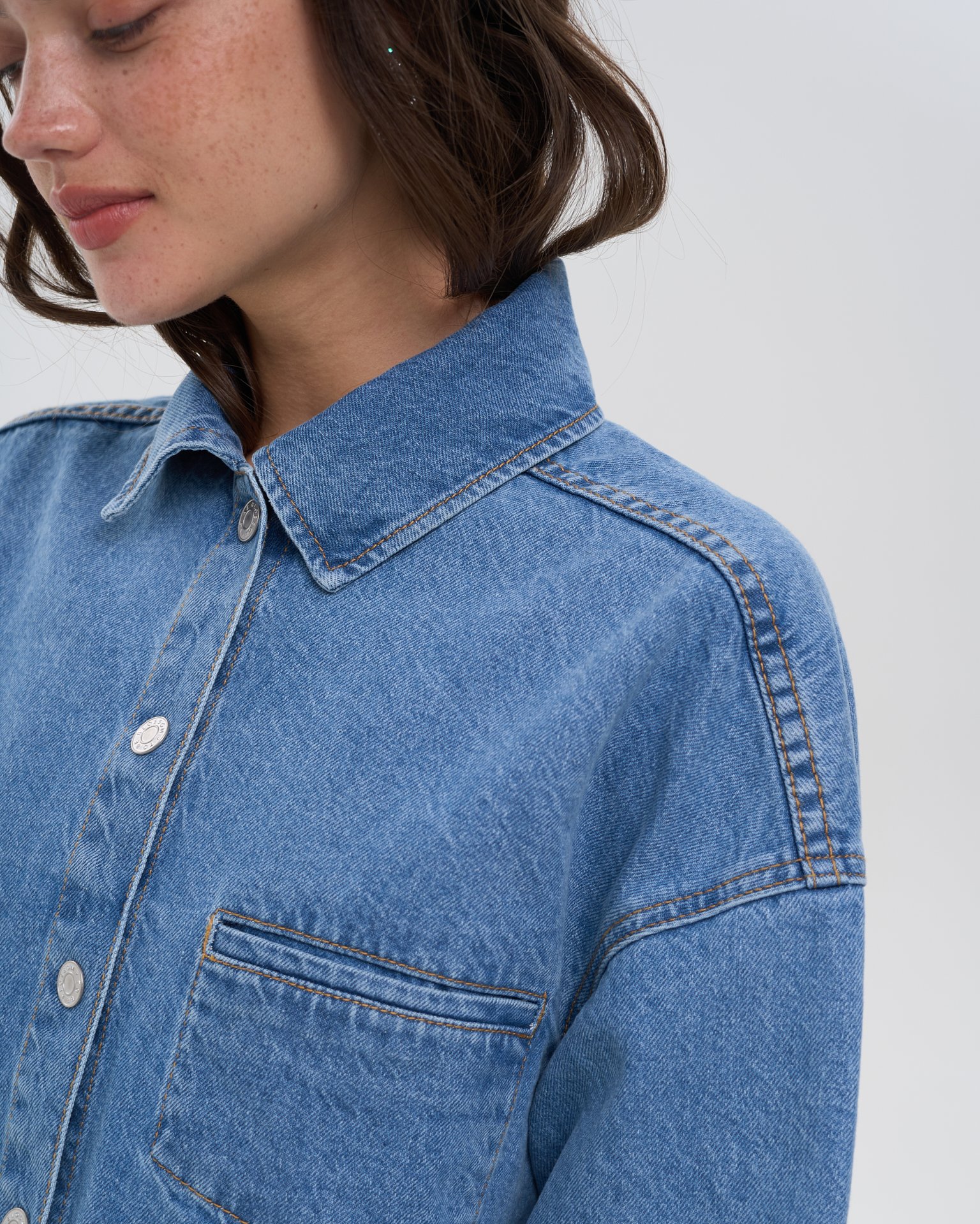 Джинсовая рубашка 9