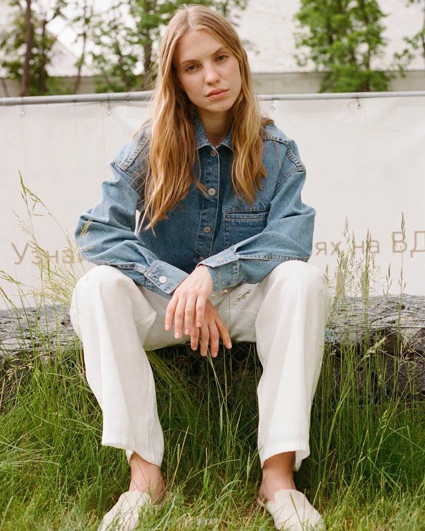 Джинсовая рубашка 1