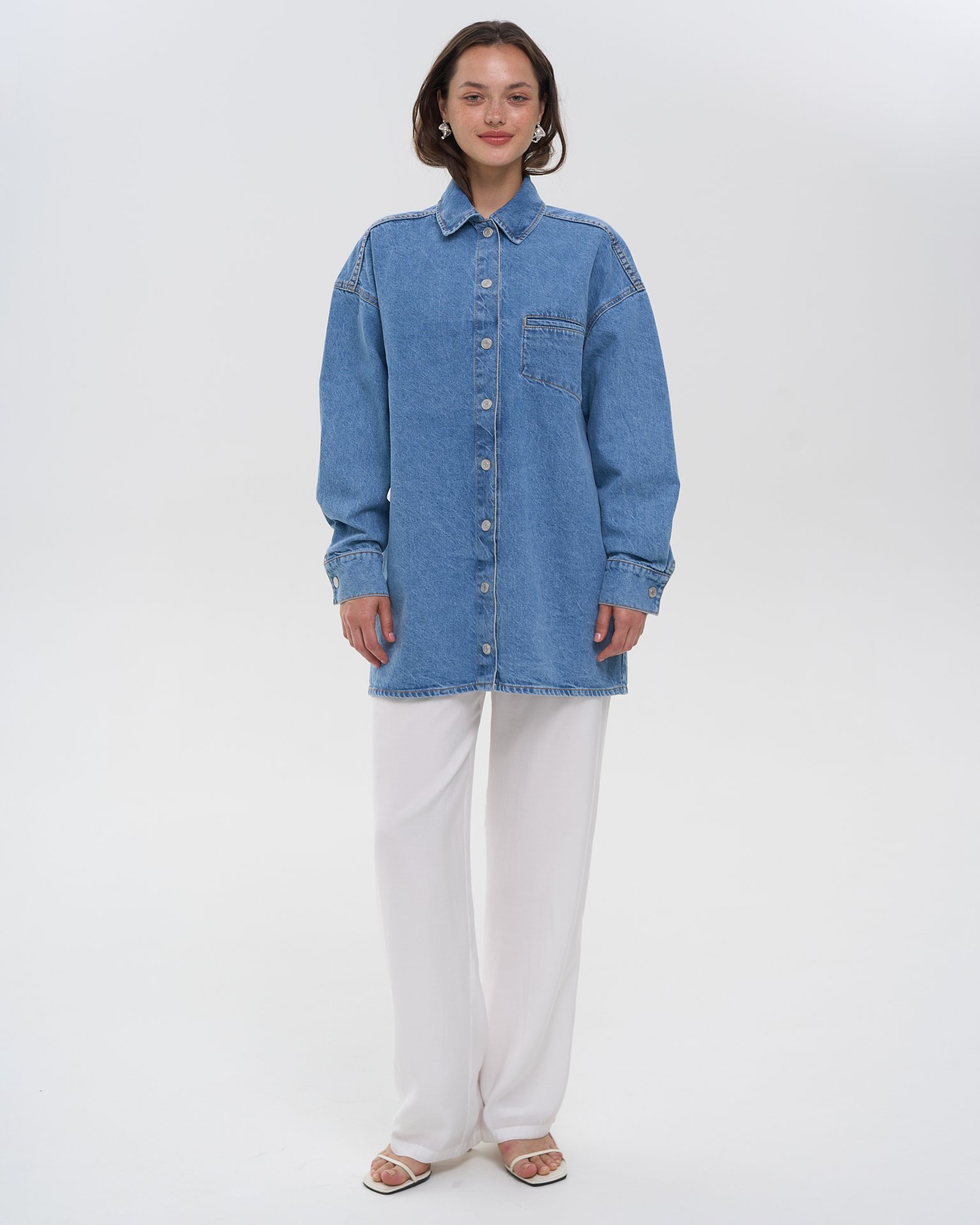 Джинсовая рубашка 5