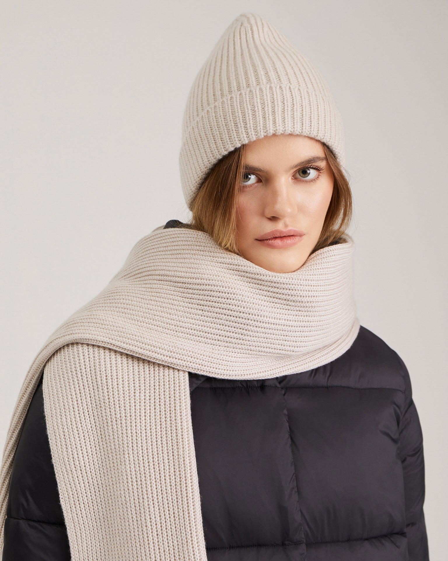 Wool and Cashmere Beanie 2