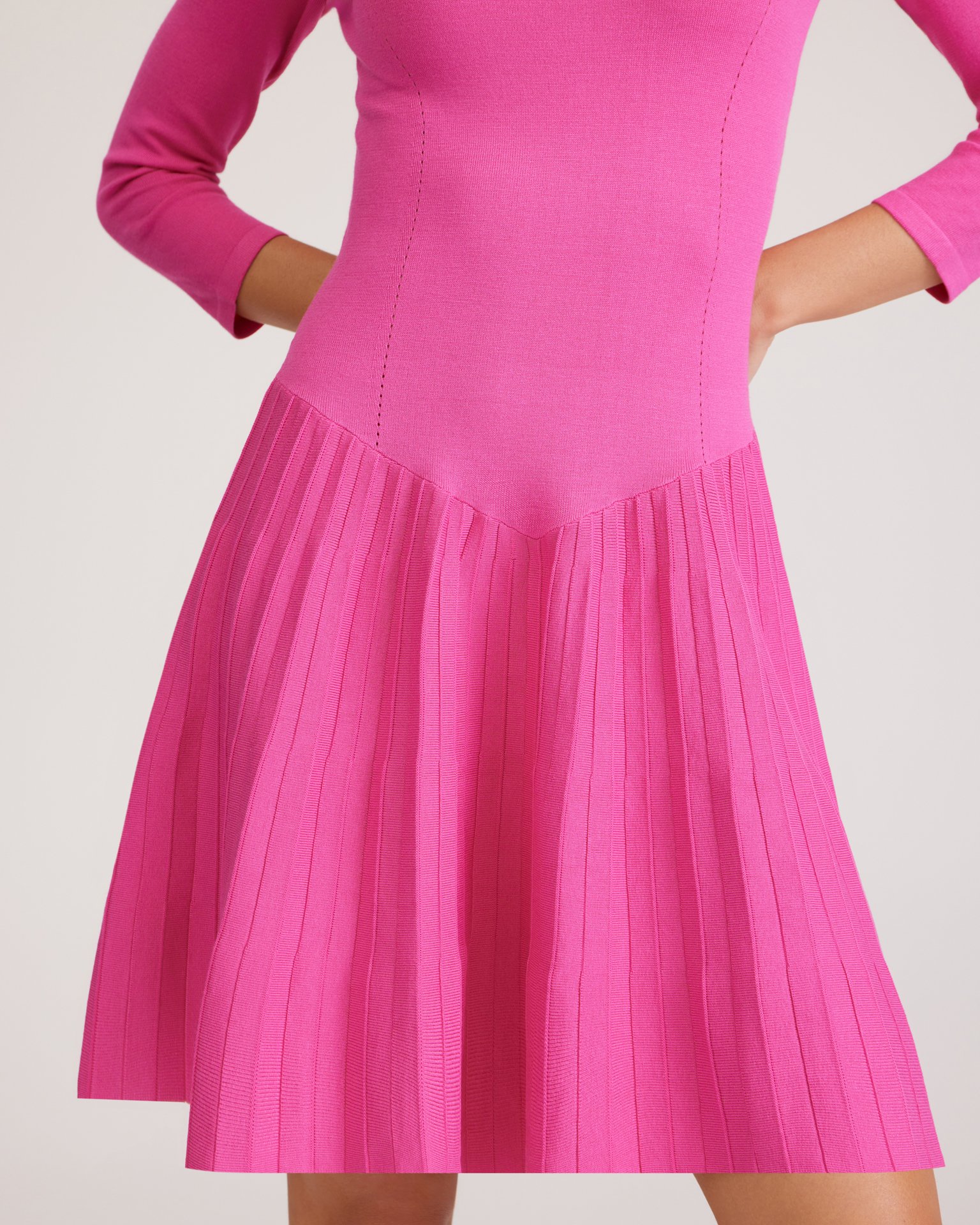 Плиссированное платье 8