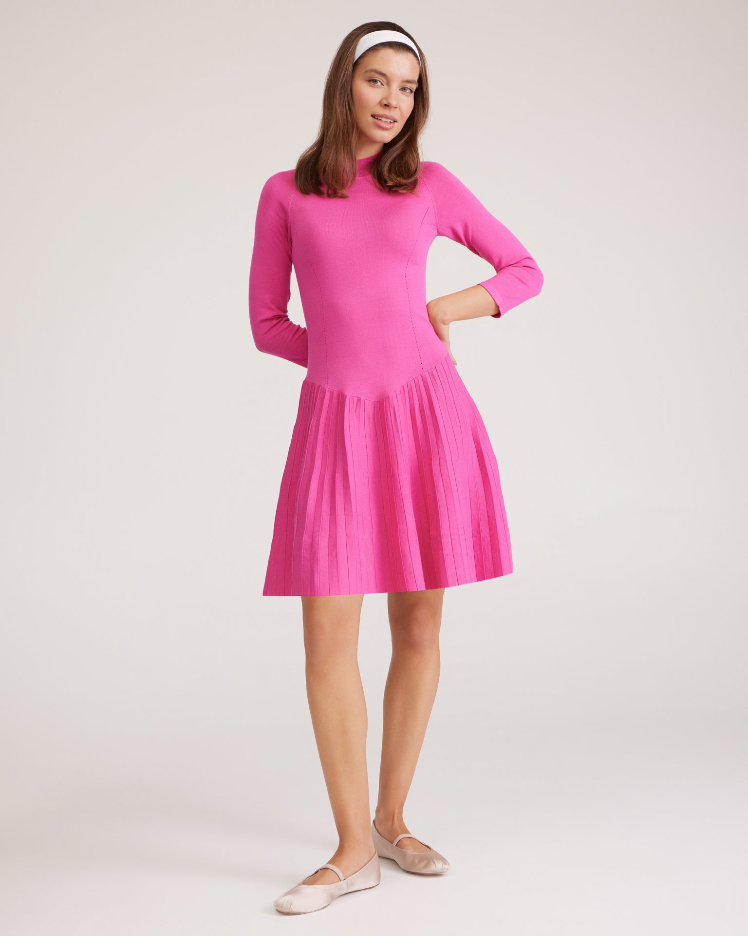 Плиссированное платье 4