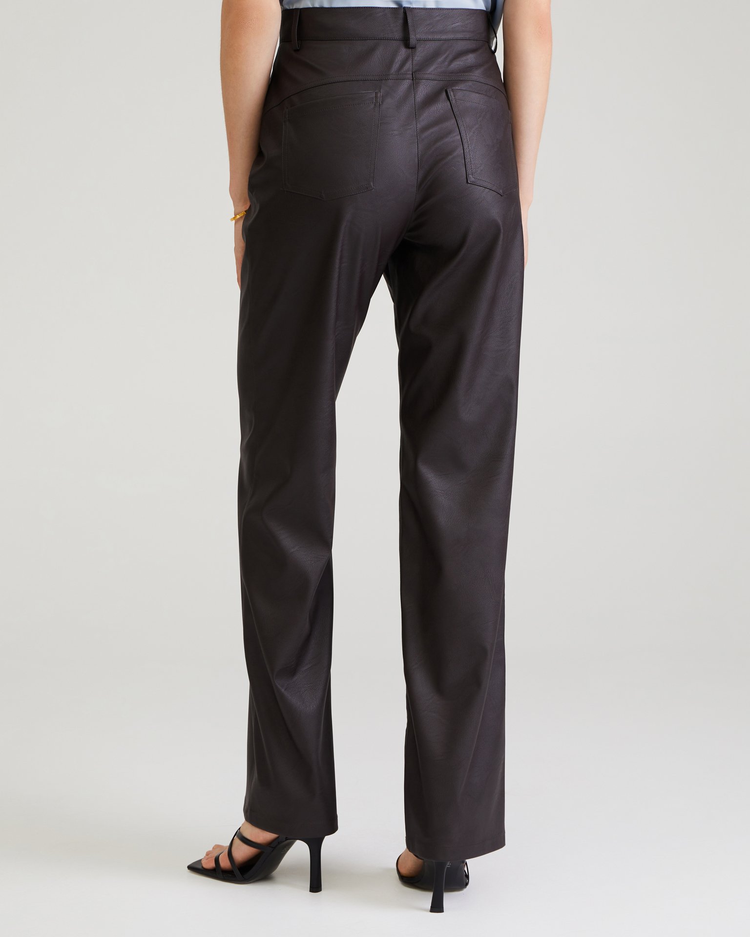 Брюки из эко-кожи 7