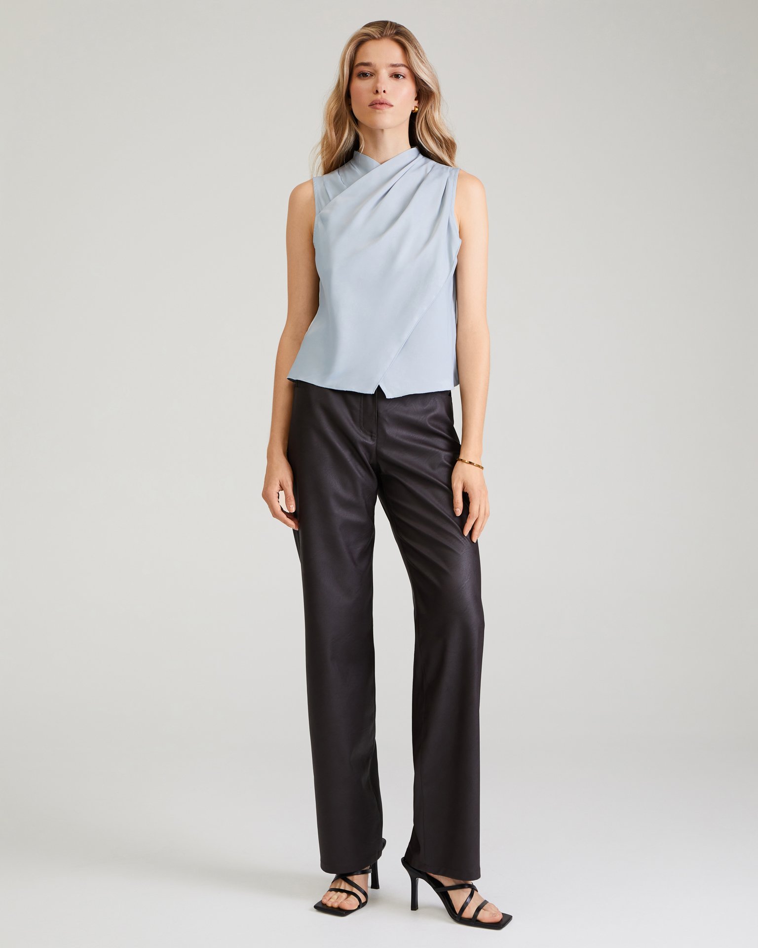 Брюки из эко-кожи 5