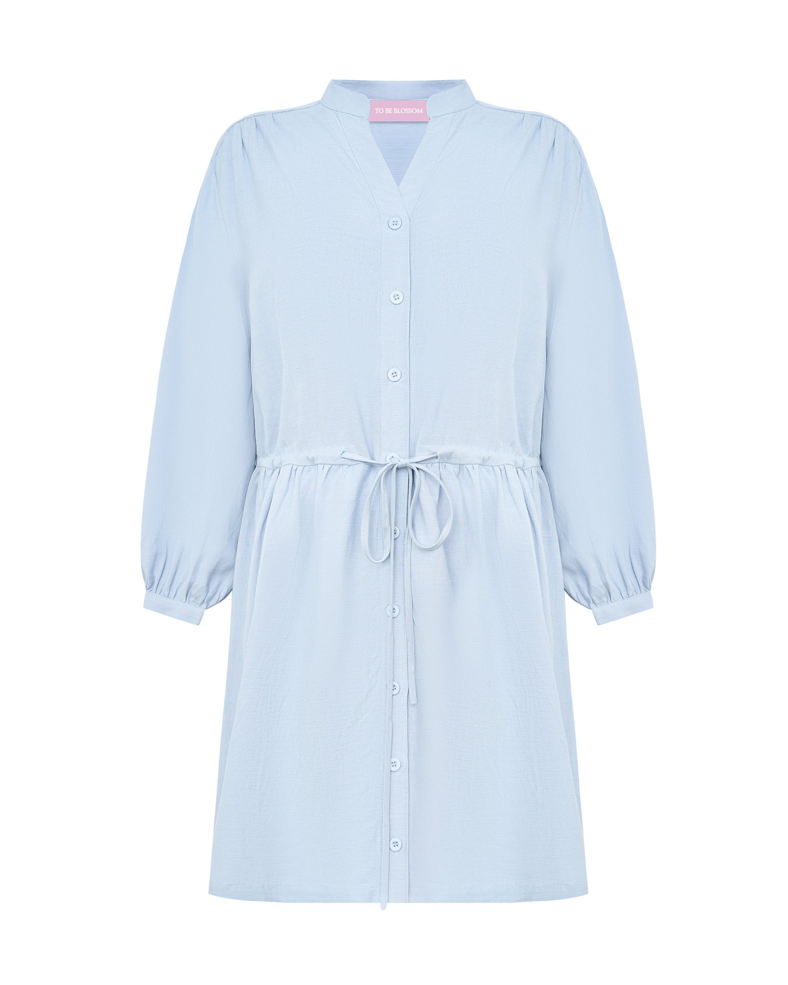 Платье-рубашка изо льна 6