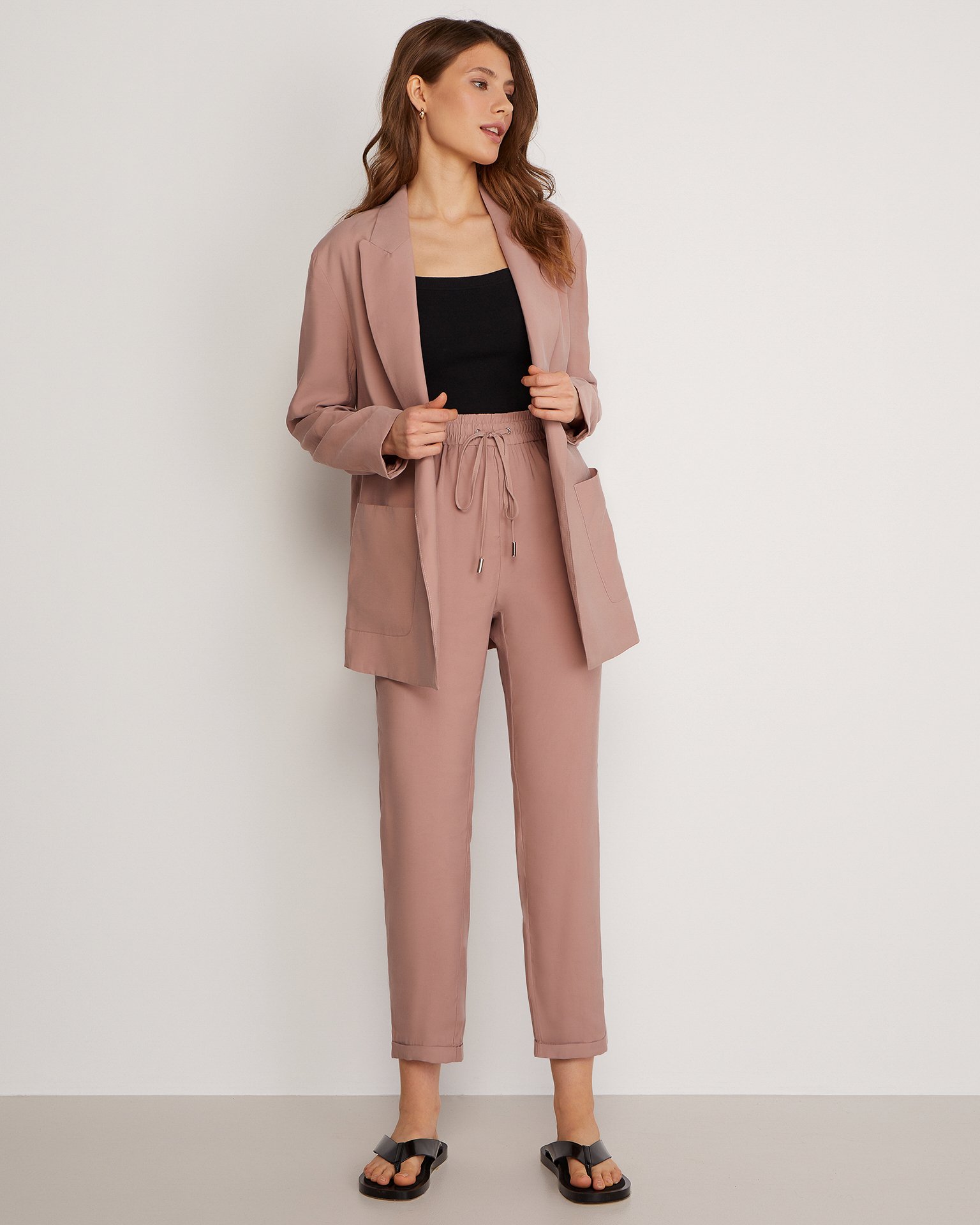 Свободные брюки на резинке 1