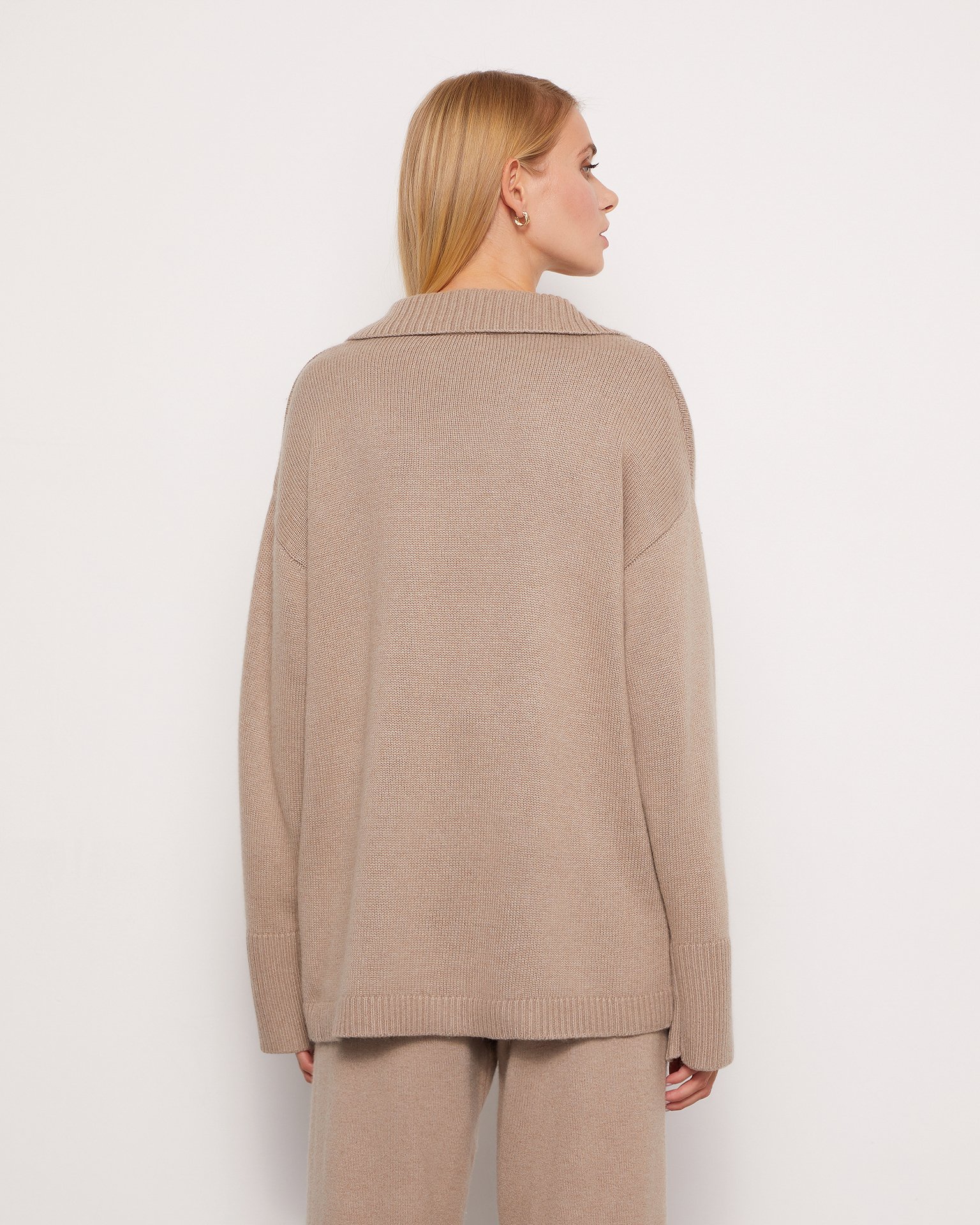 Джемпер с рубашечным воротом 3