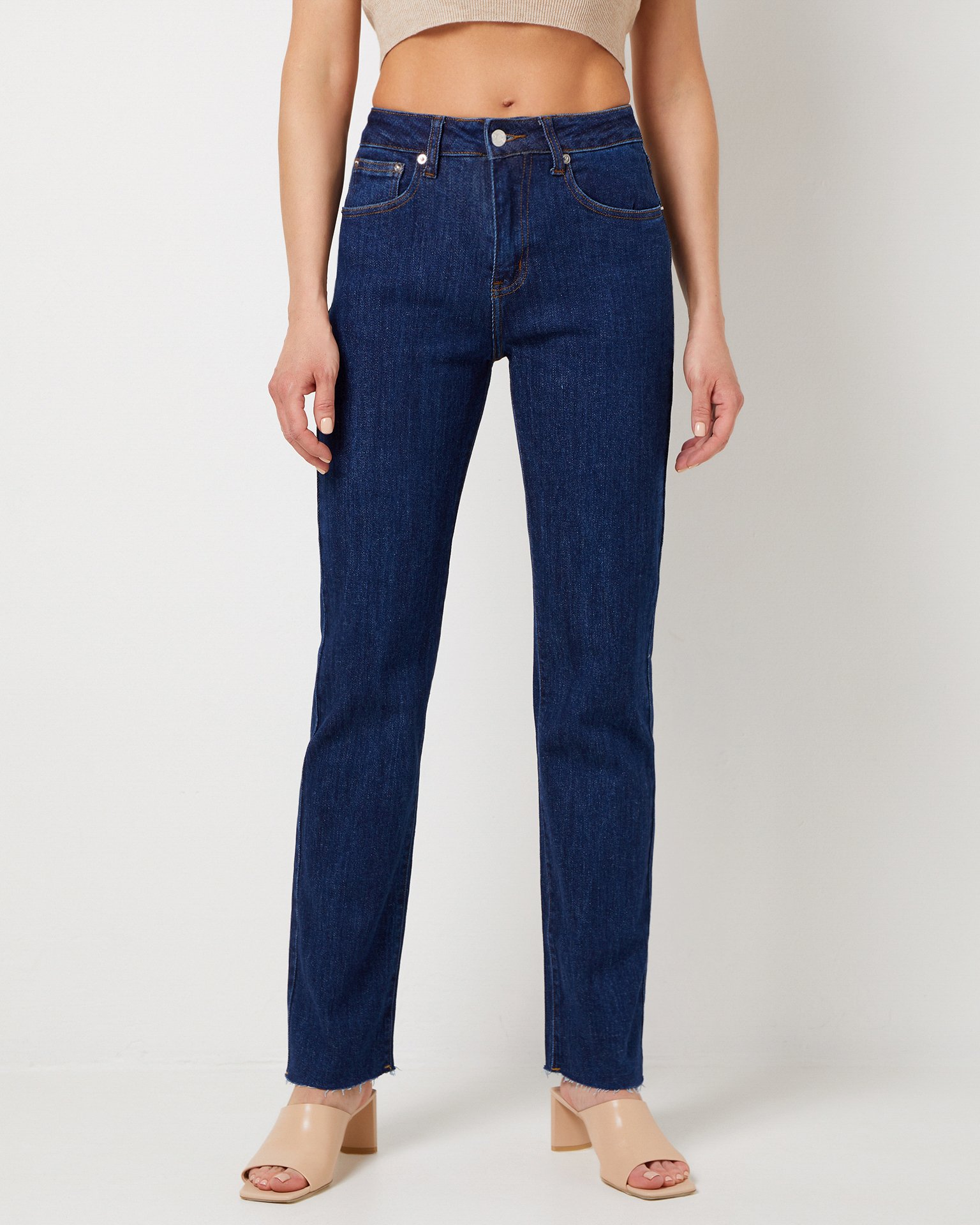 Джинсы прямого кроя 4