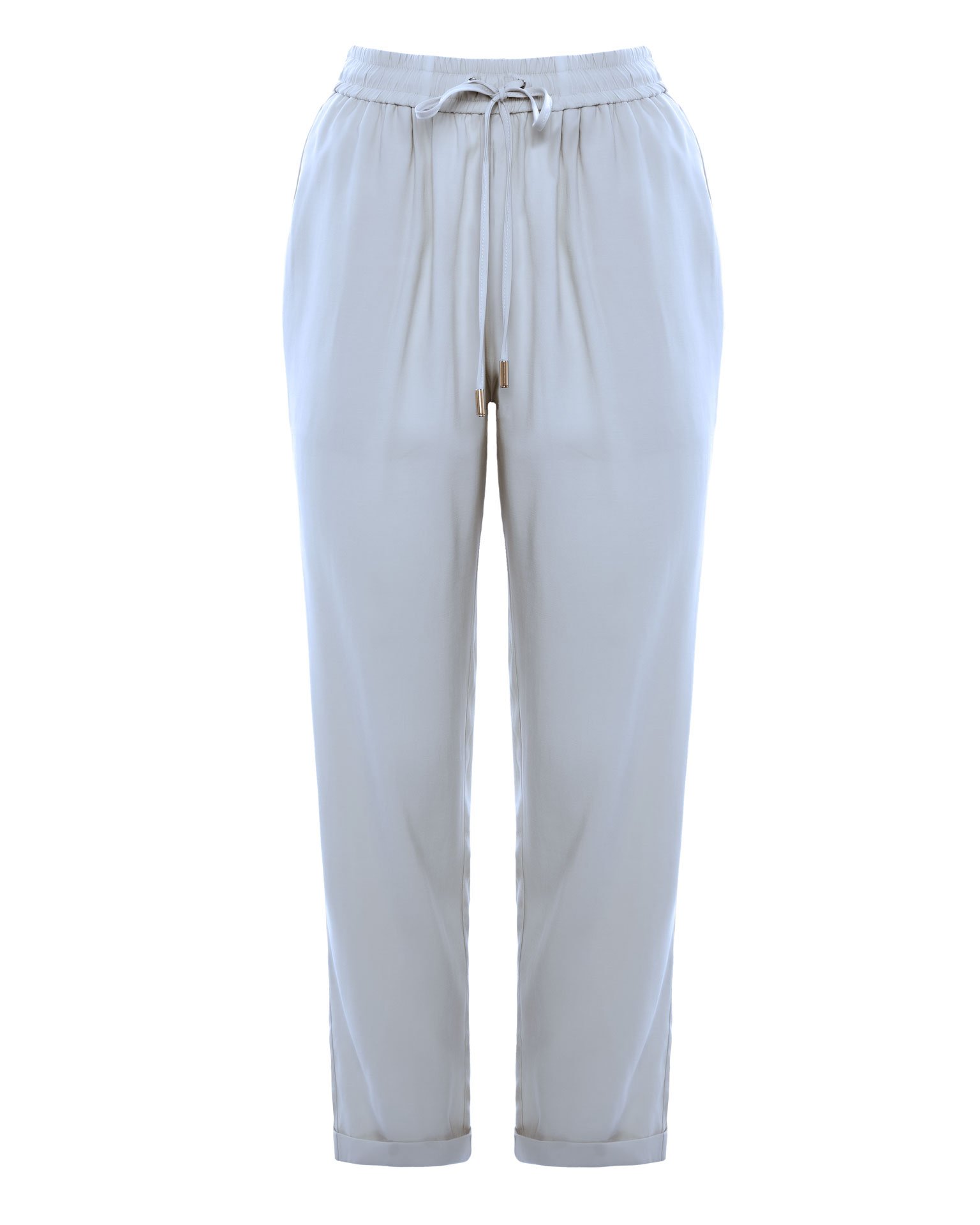 Брюки на резинке в голубом цвете 6