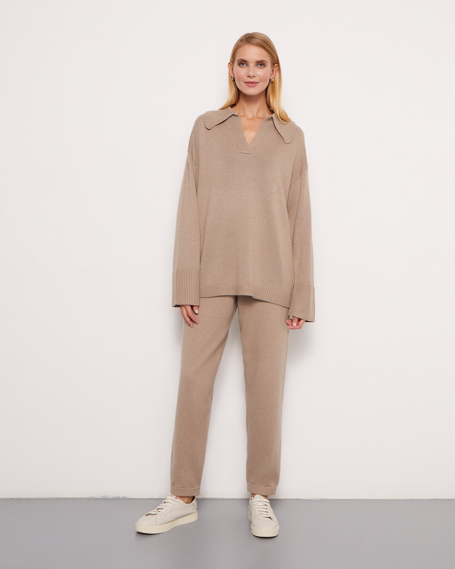 Джемпер с рубашечным воротом 2