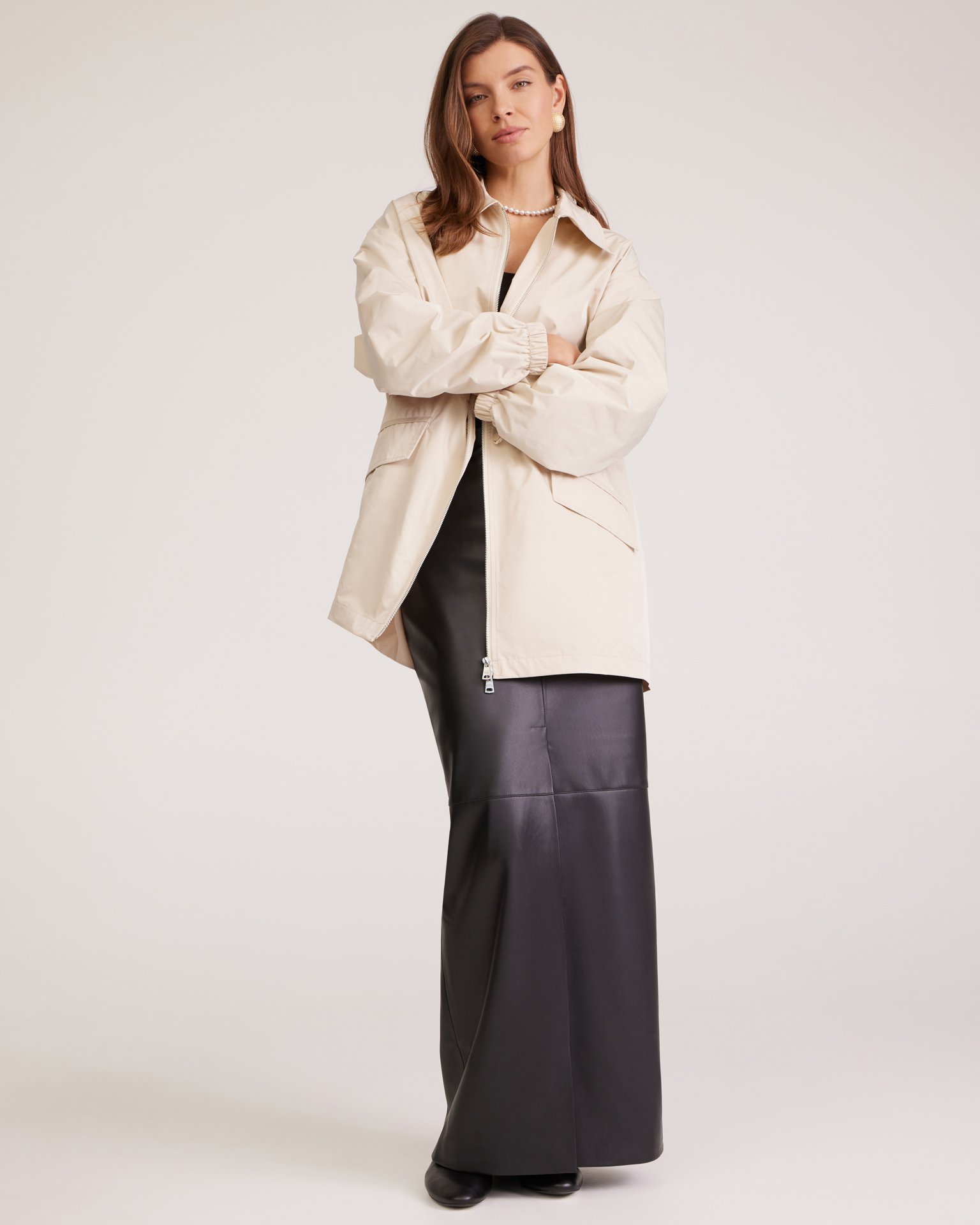 Тренч в кремовом цвете 5