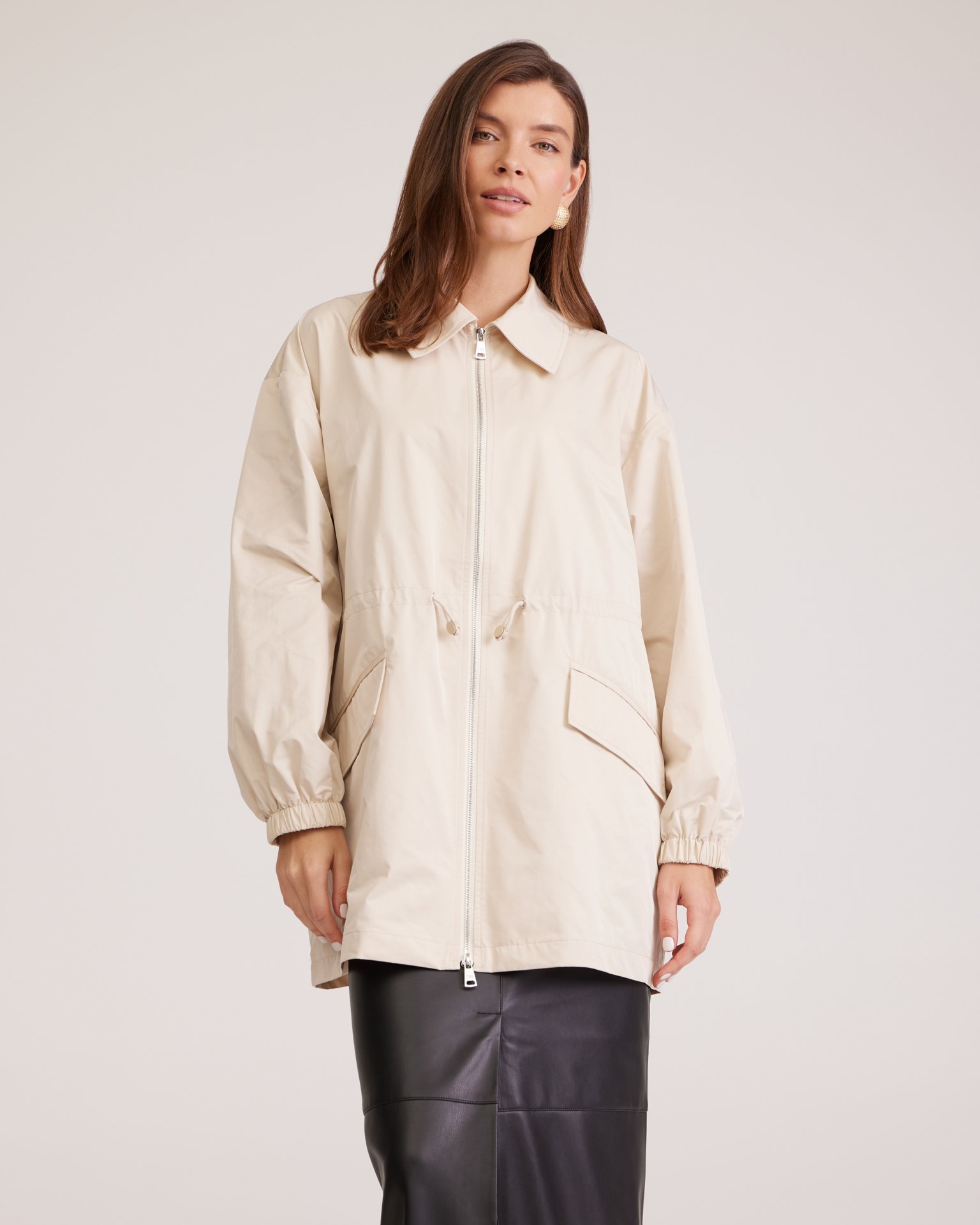 Тренч в кремовом цвете 10