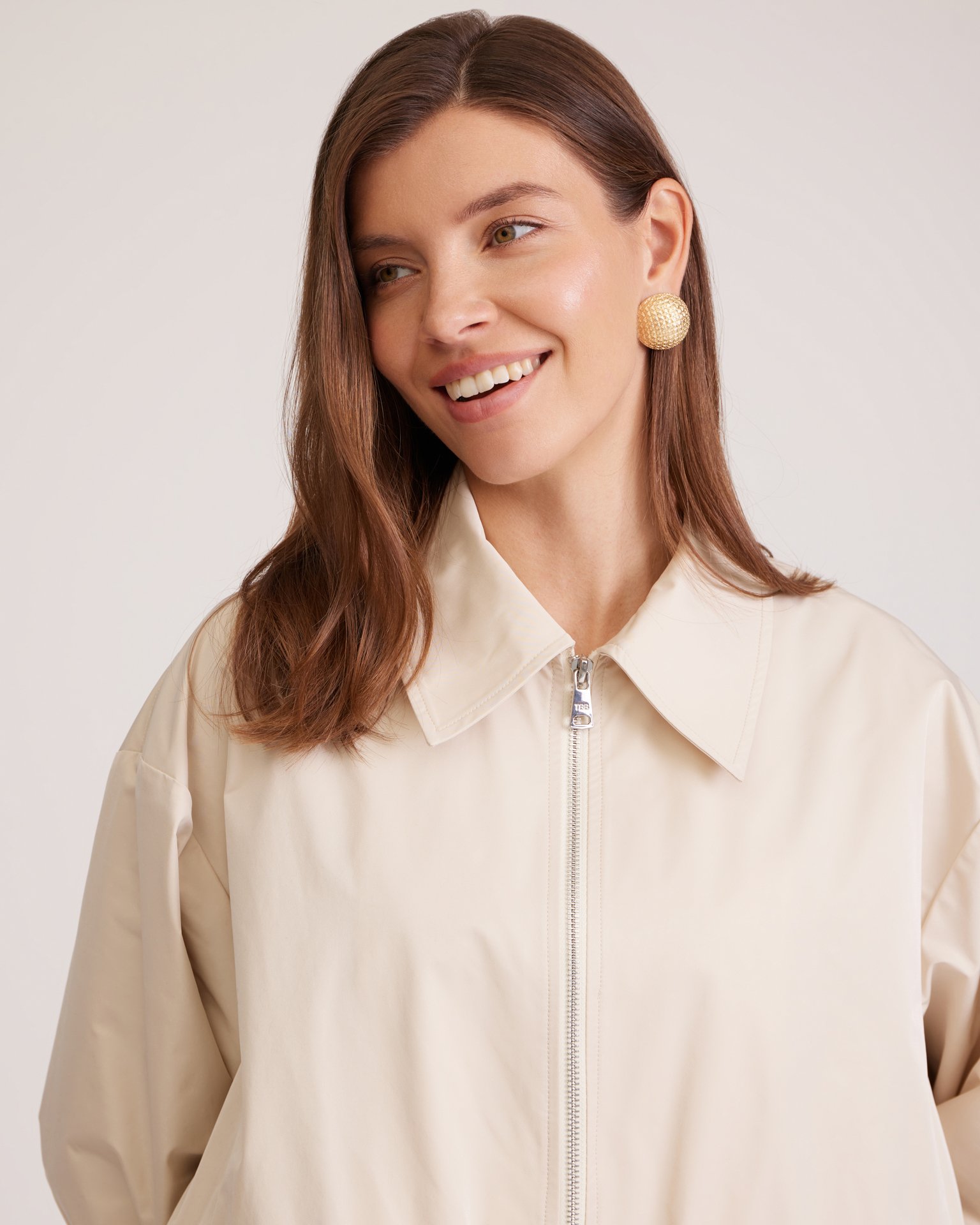 Тренч в кремовом цвете 12