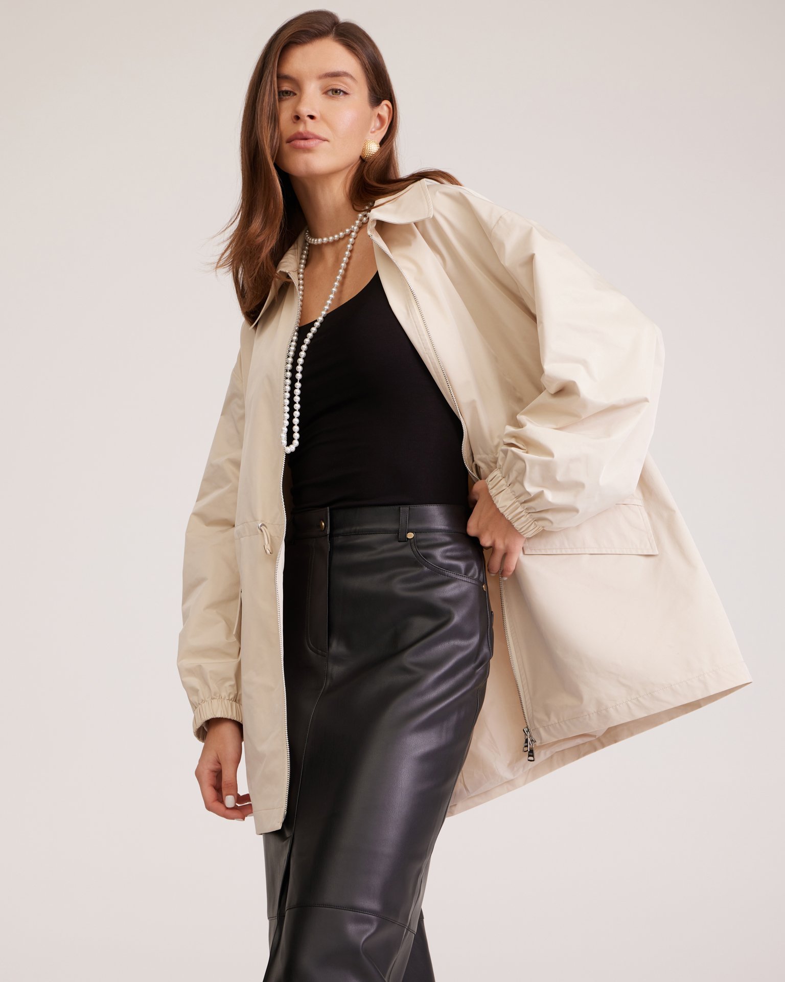 Тренч в кремовом цвете 11