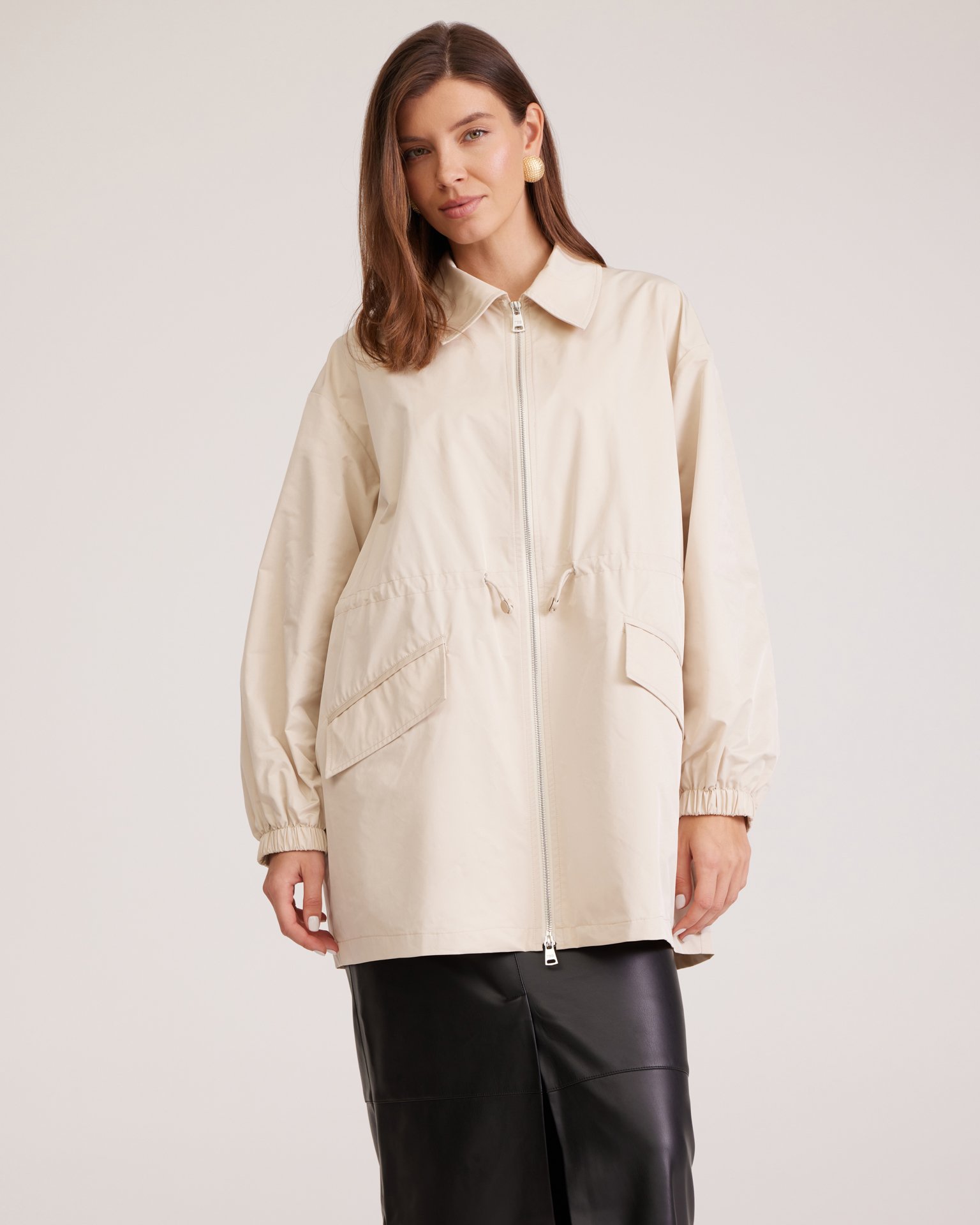 Тренч в кремовом цвете 9