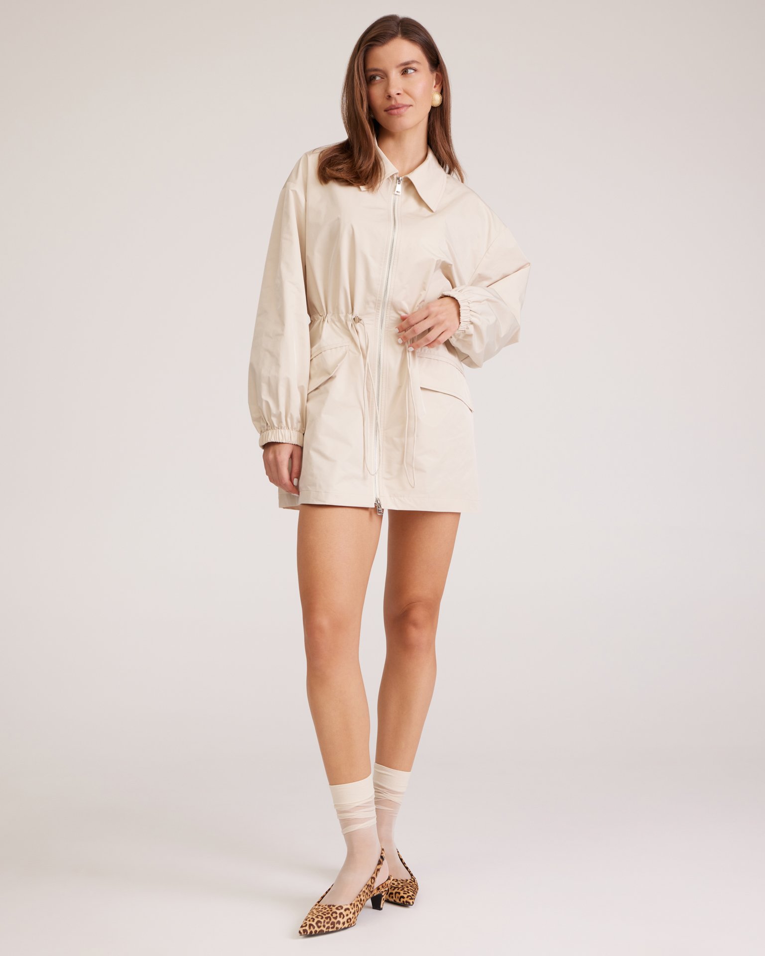 Тренч в кремовом цвете 7