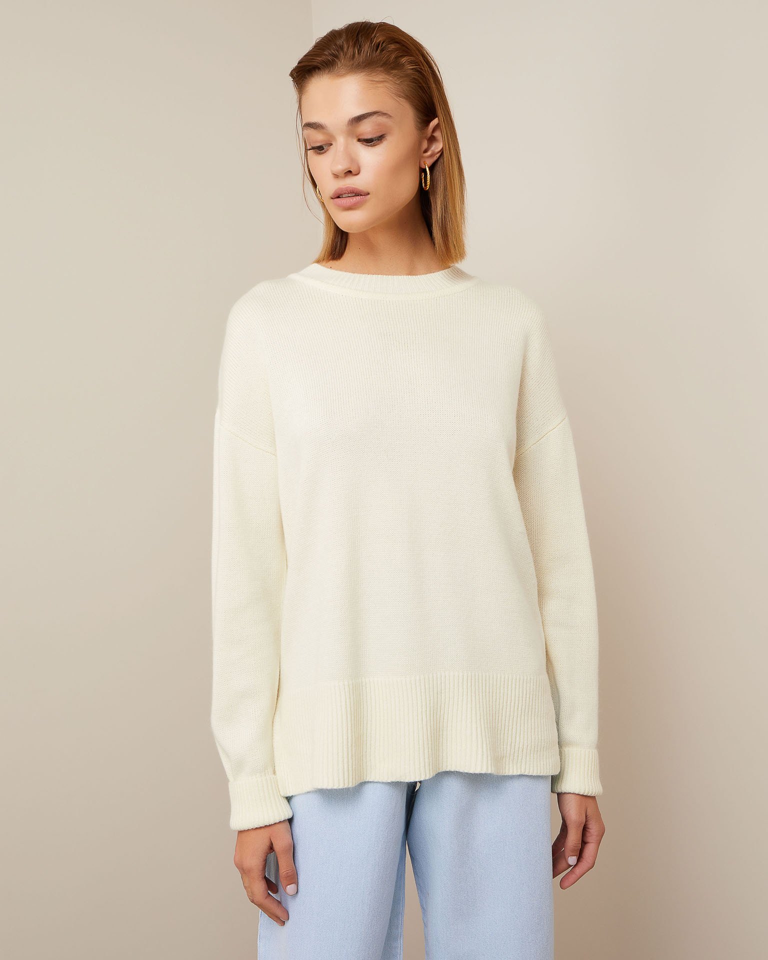 Свитер из кашемира и шерсти ангоры 4