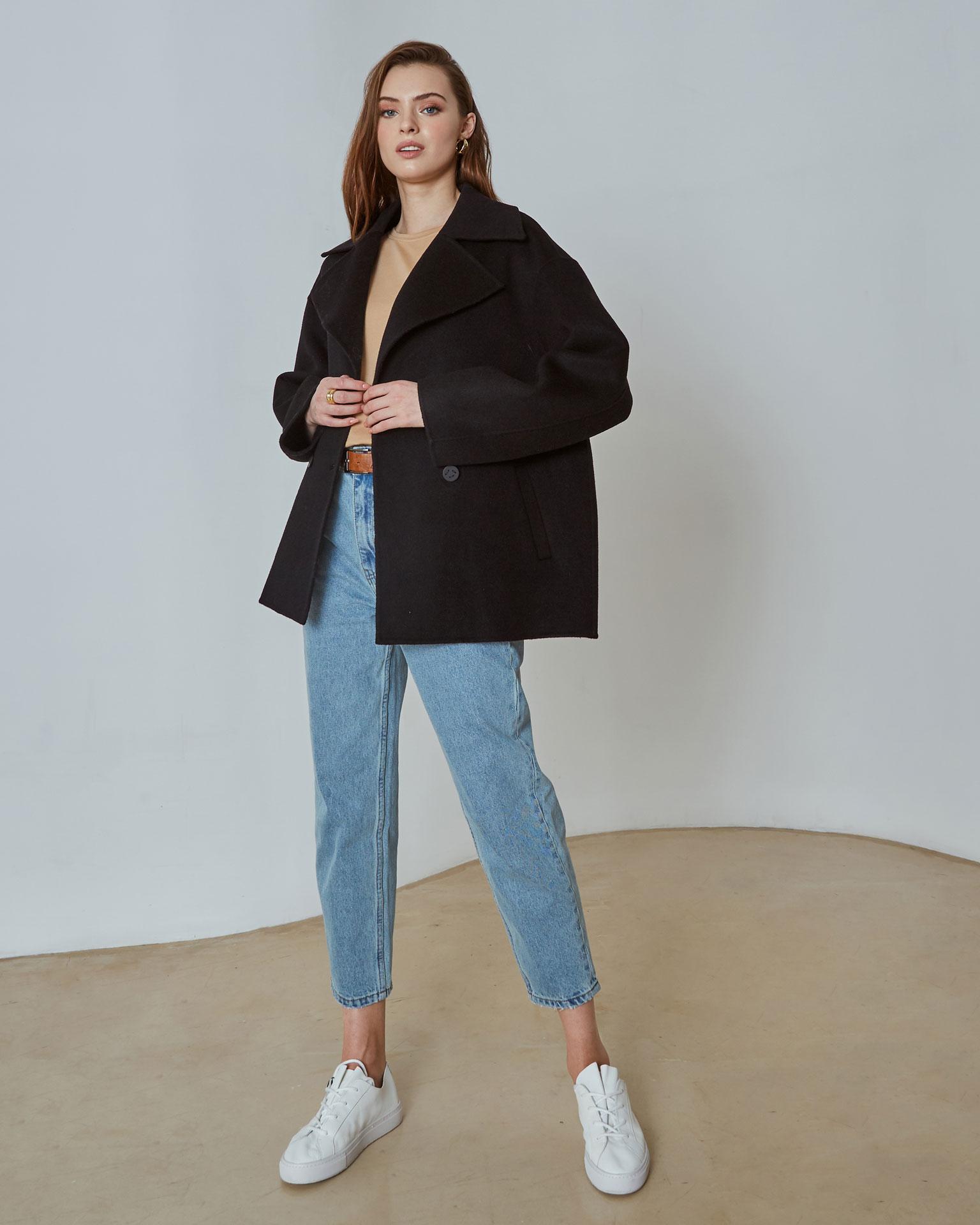 Cropped coat 1