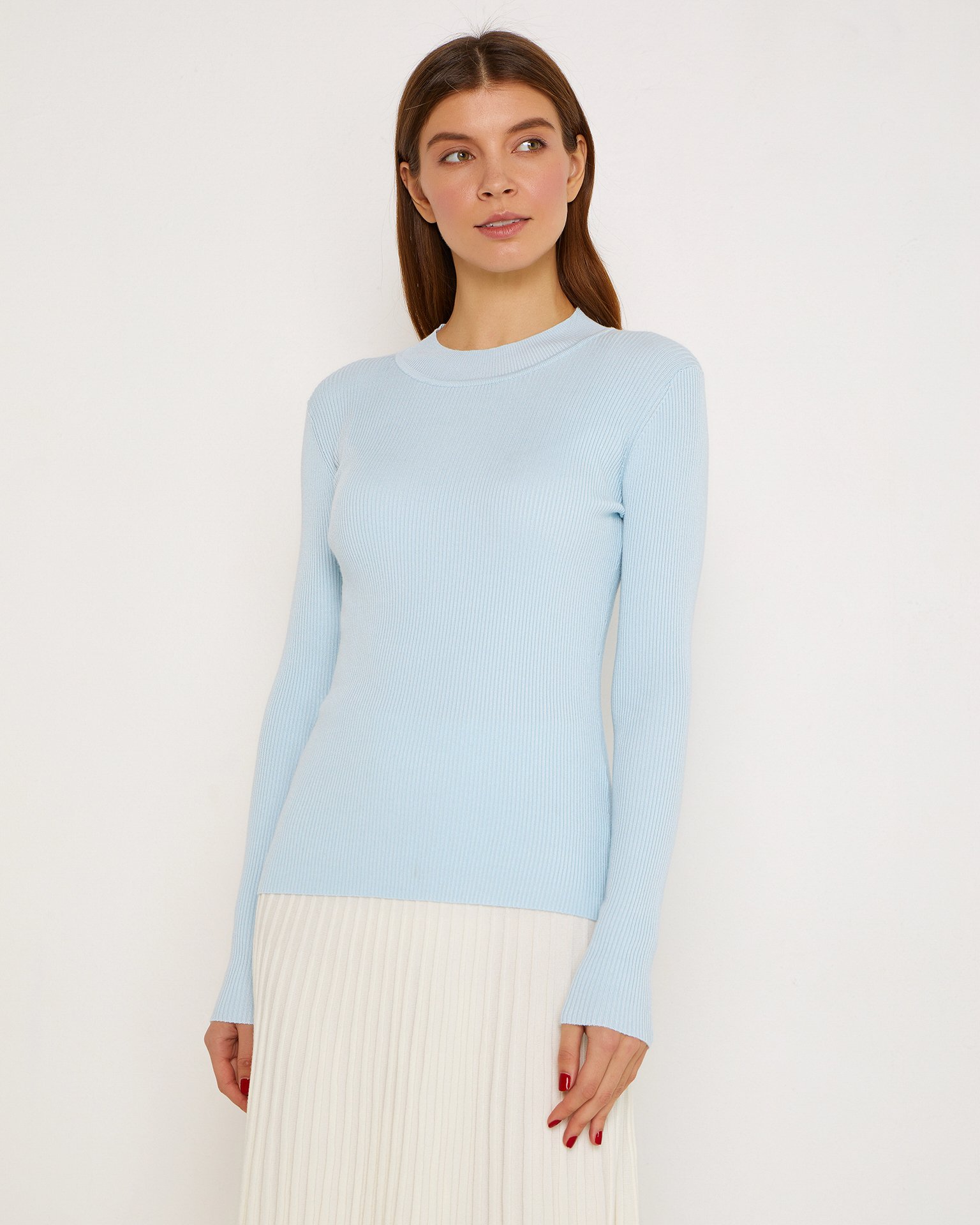Светло-голубой джемпер 1