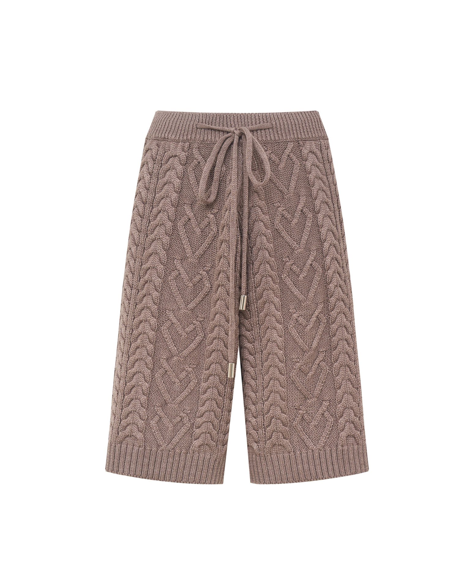 Вязаные шорты-бермуды 7