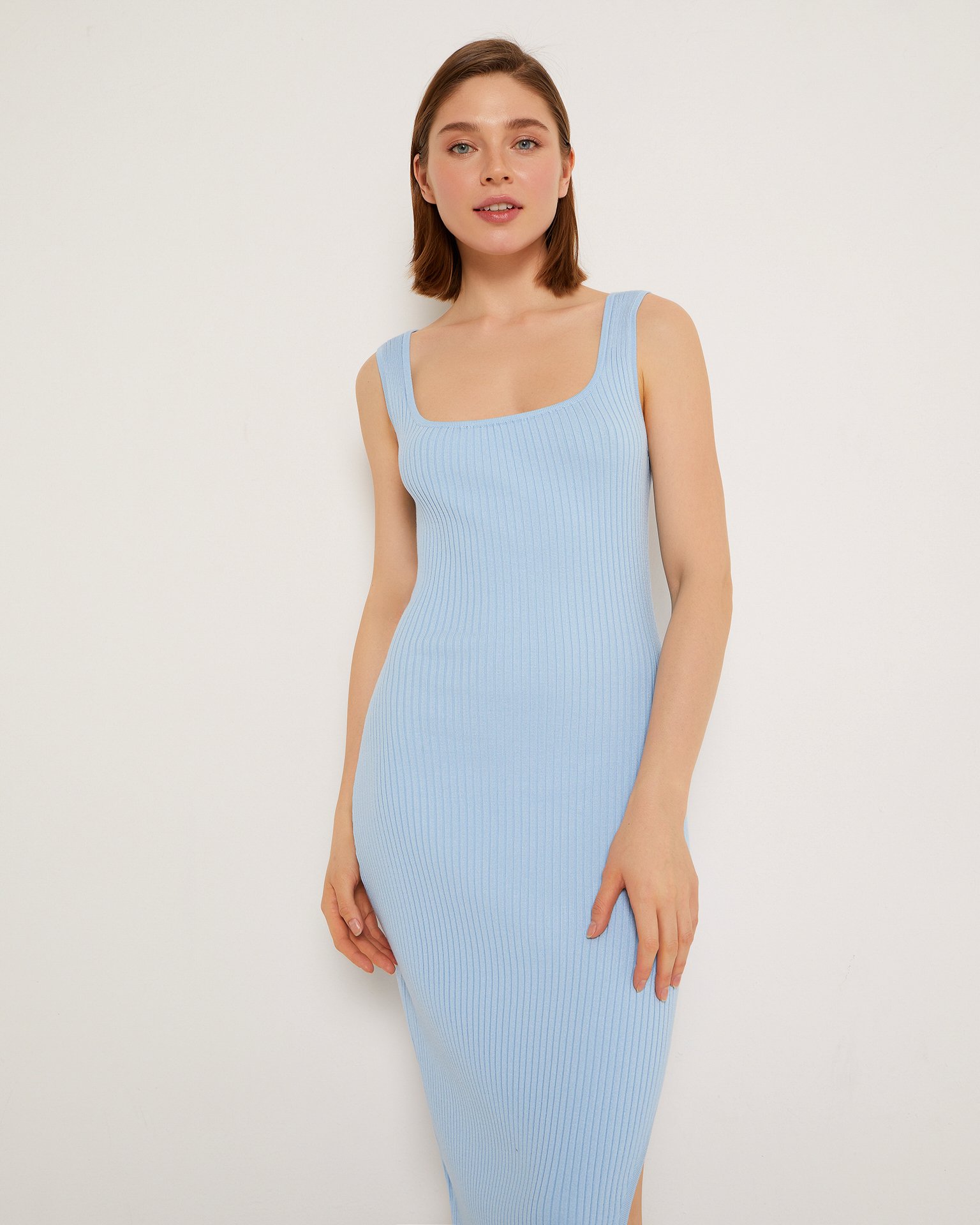 Платье с разрезом 5