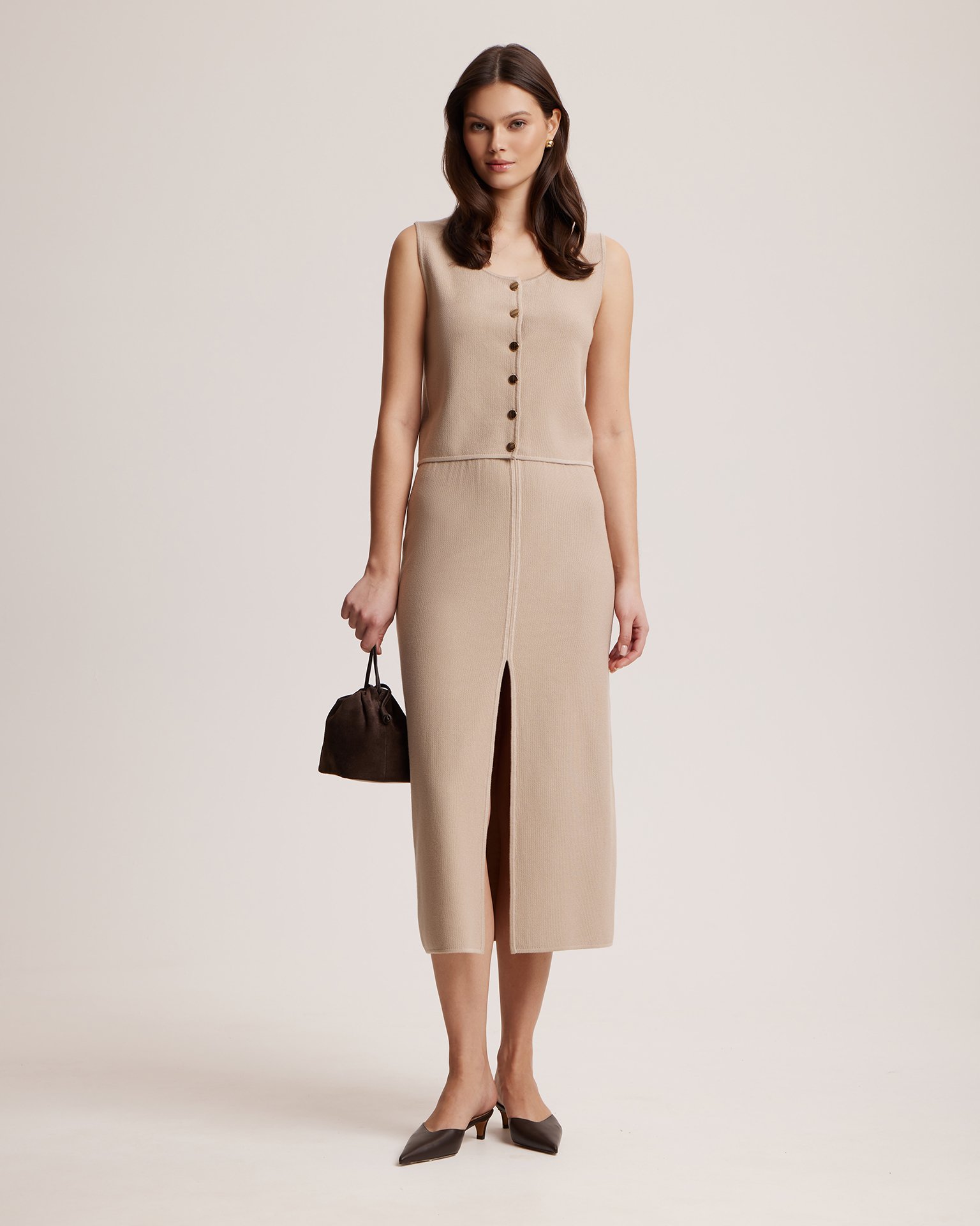 Однотонная юбка 1