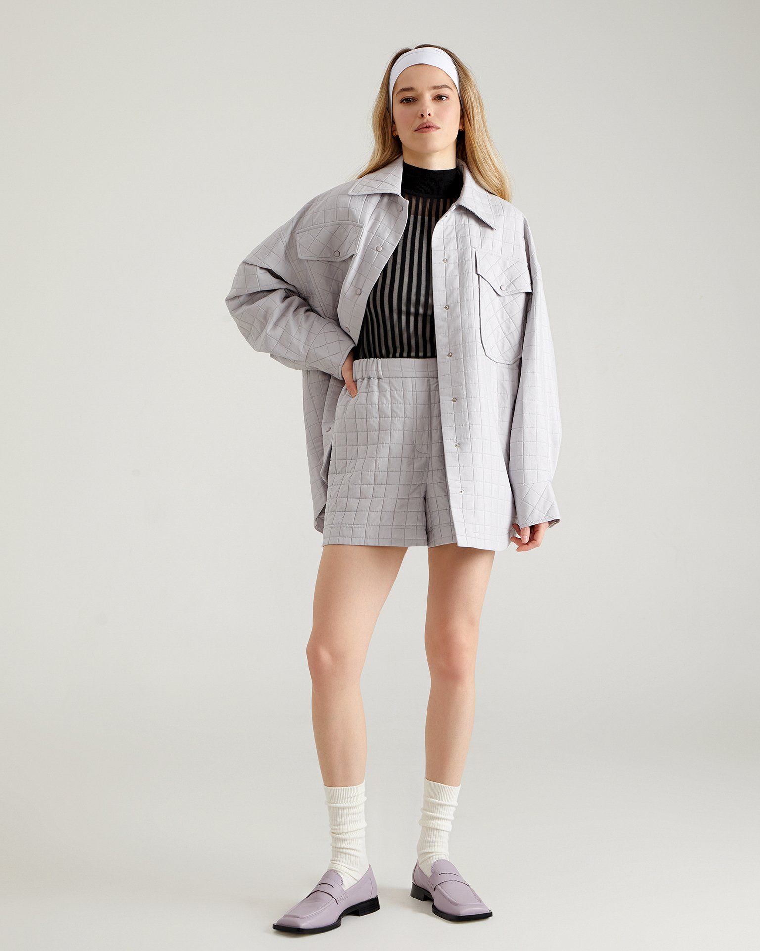 Стеганые шорты 1