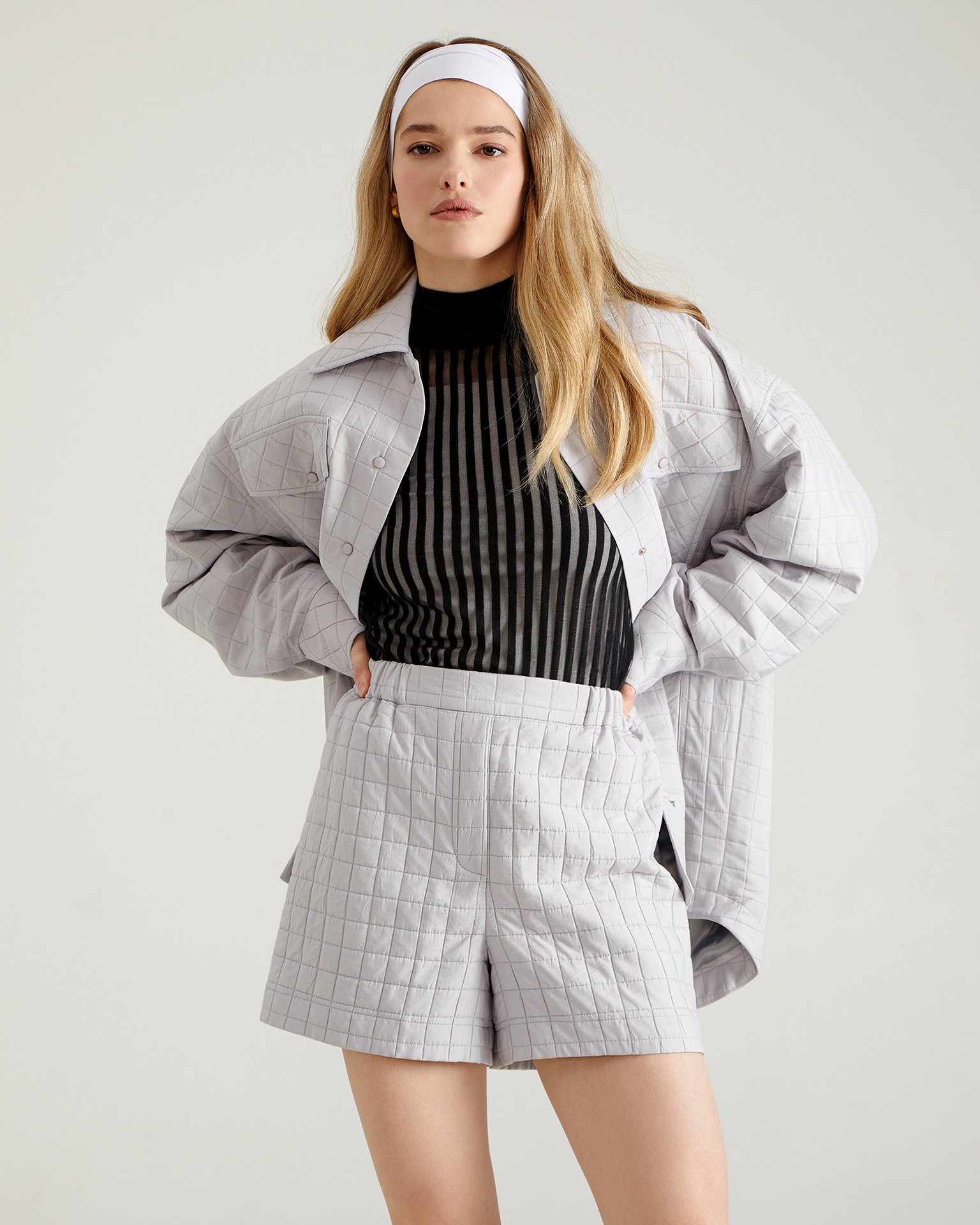 Стеганые шорты 2