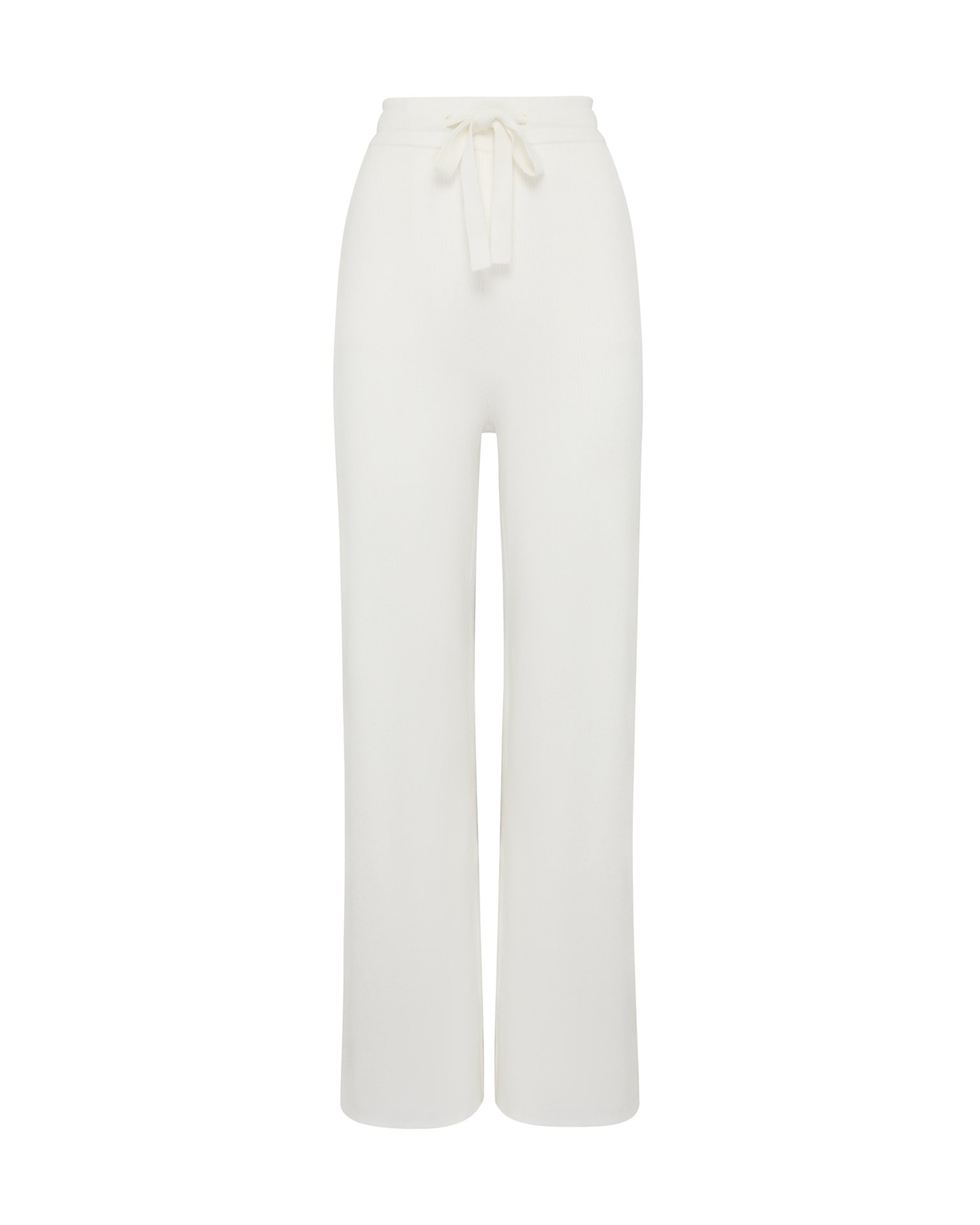 Белые трикотажные брюки 5