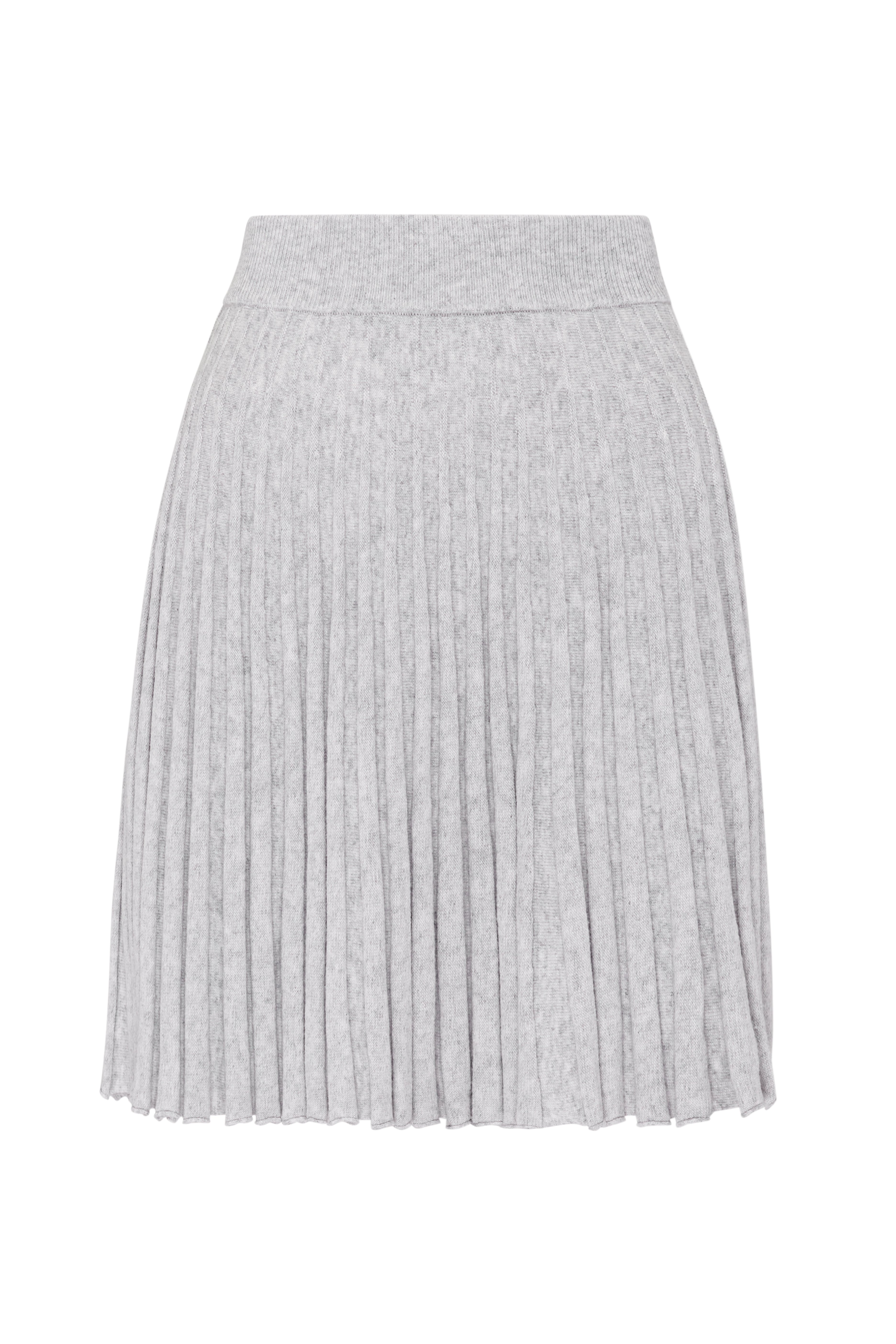 Серая юбка-плиссе 6