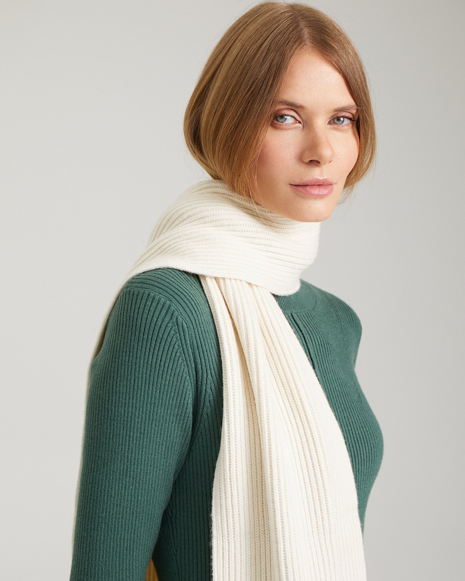 Широкий шарф 1